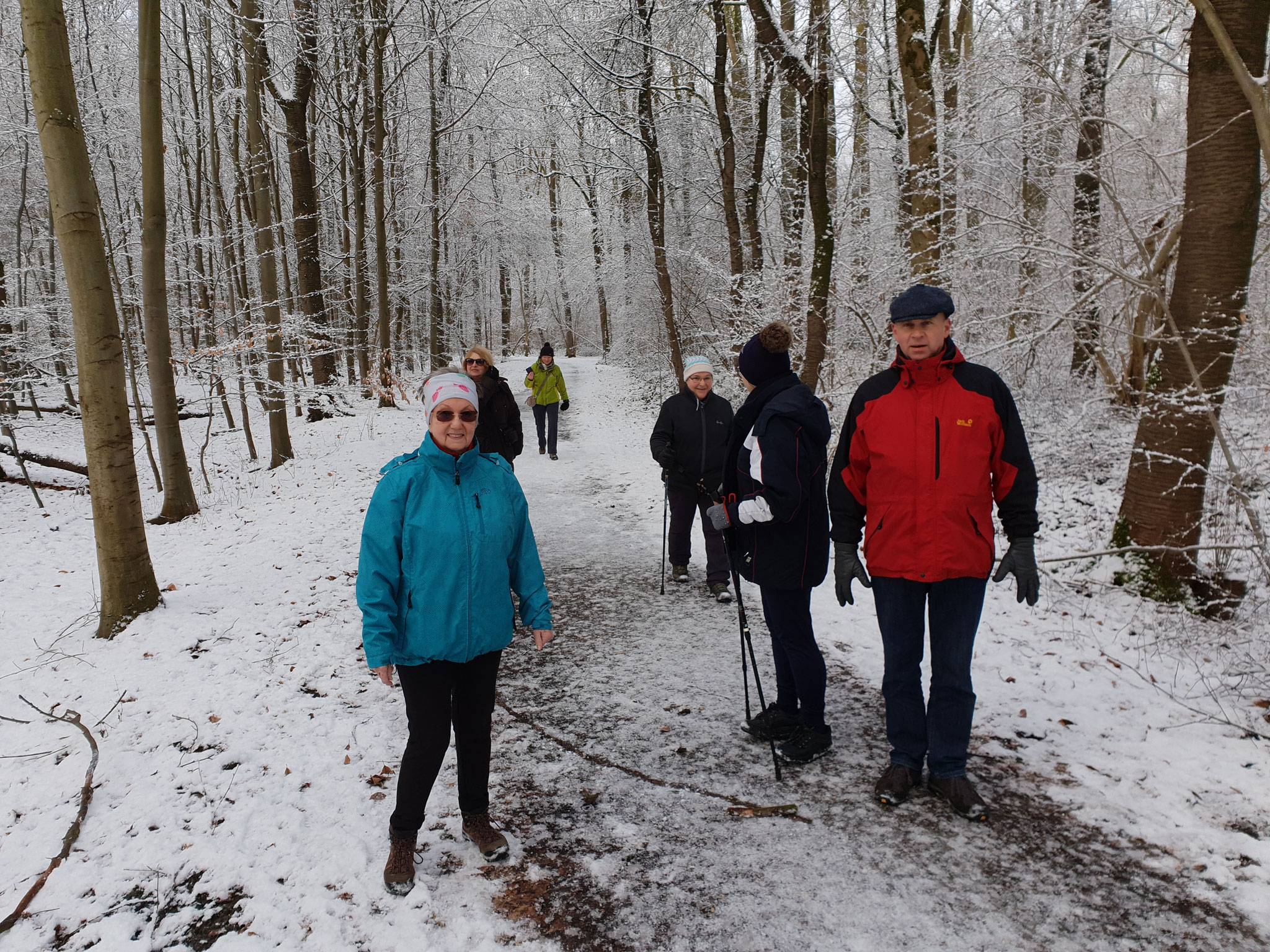 Wir wandern auch im Schnee