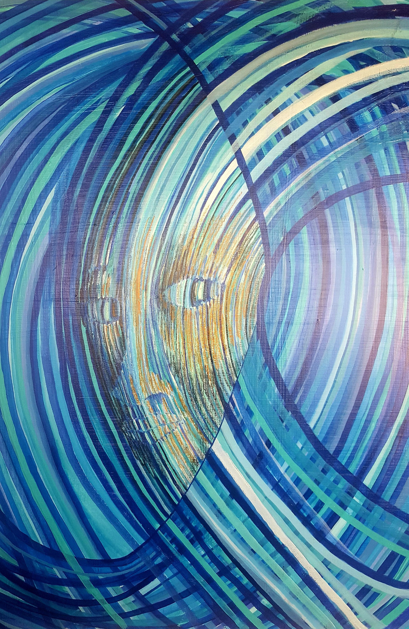 Zeitgenössische Malerei von Alexandra Mohr: Großformatiges Acrylbild