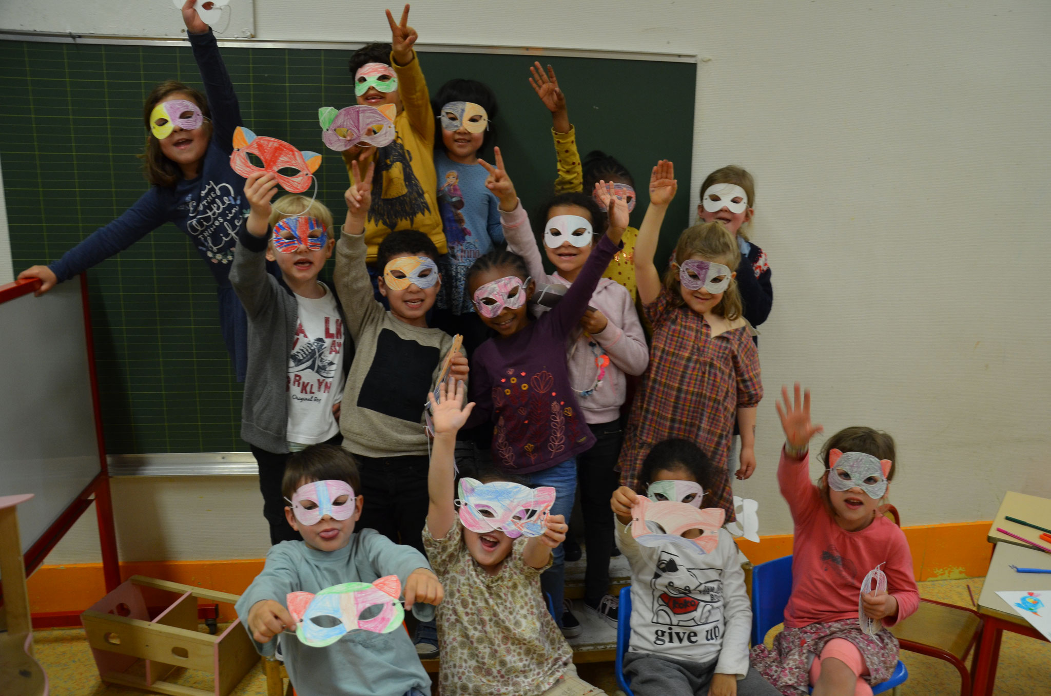 Masques "Chats et Loups" de Carnaval