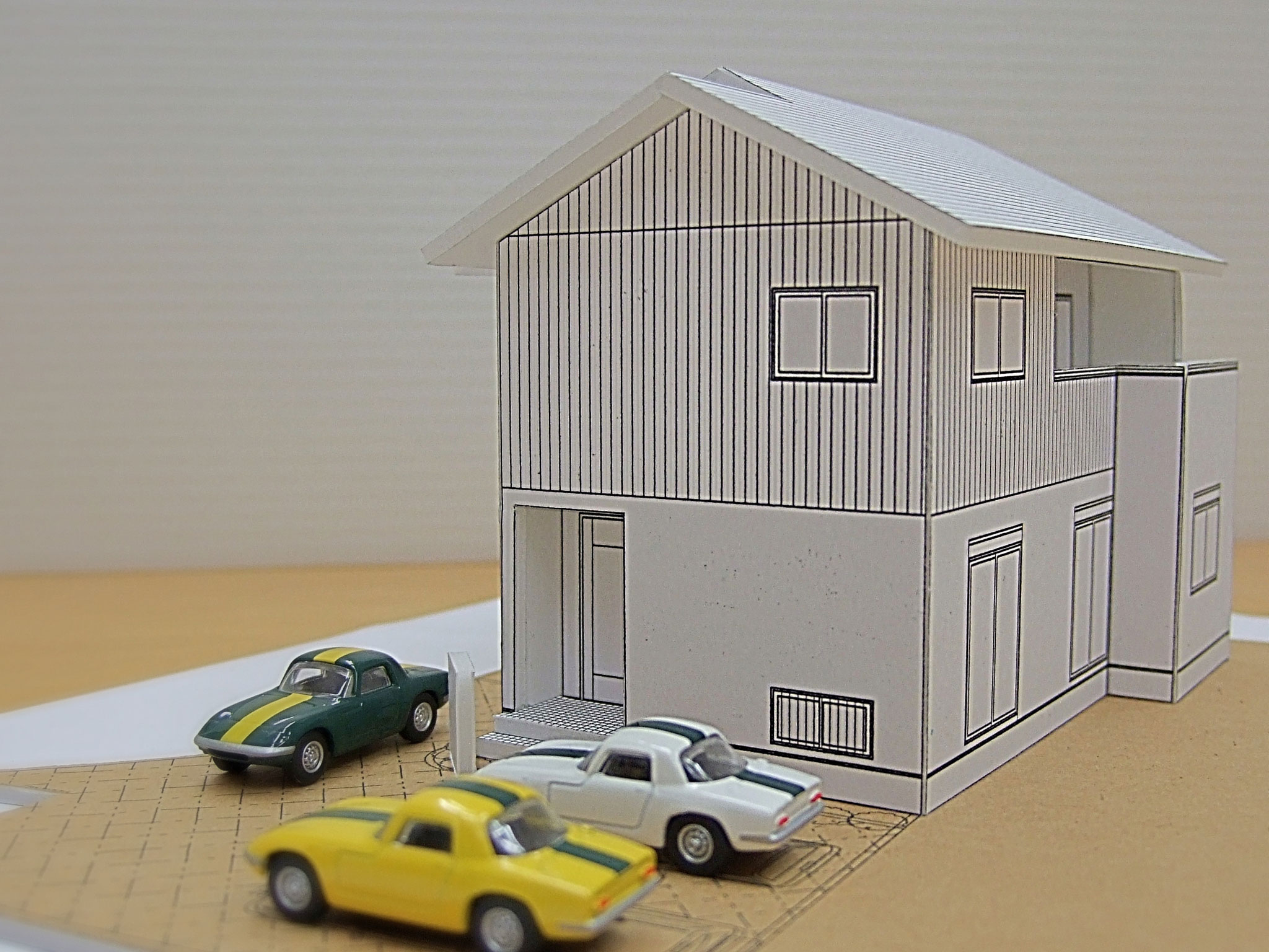 模型で検討　住宅設計