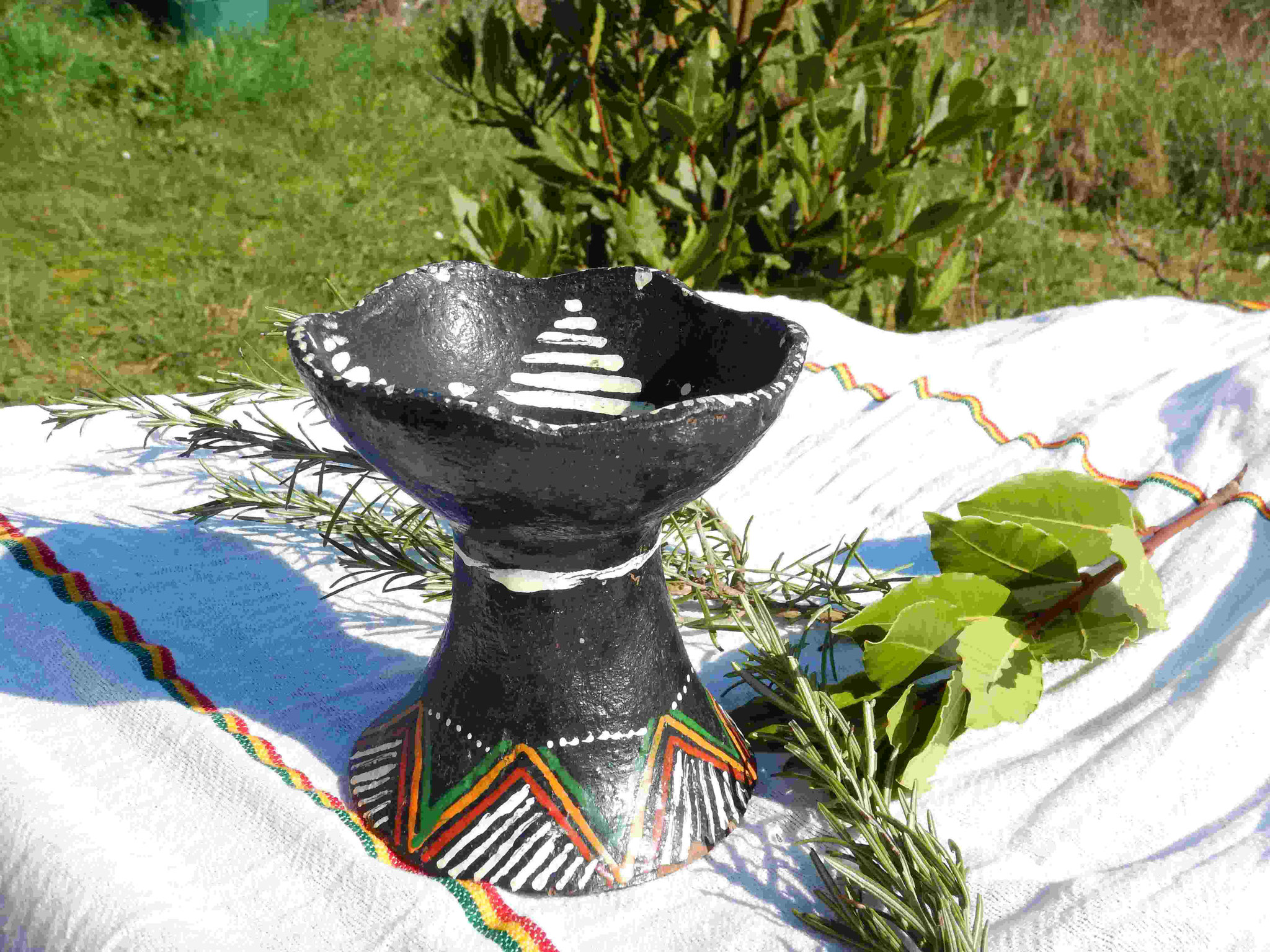 Pot encens Ethiopie Artisanat ethiopien Epices éthiopiennes made by locals solidaire équitable artisanat textils voyage Ethiopie 1