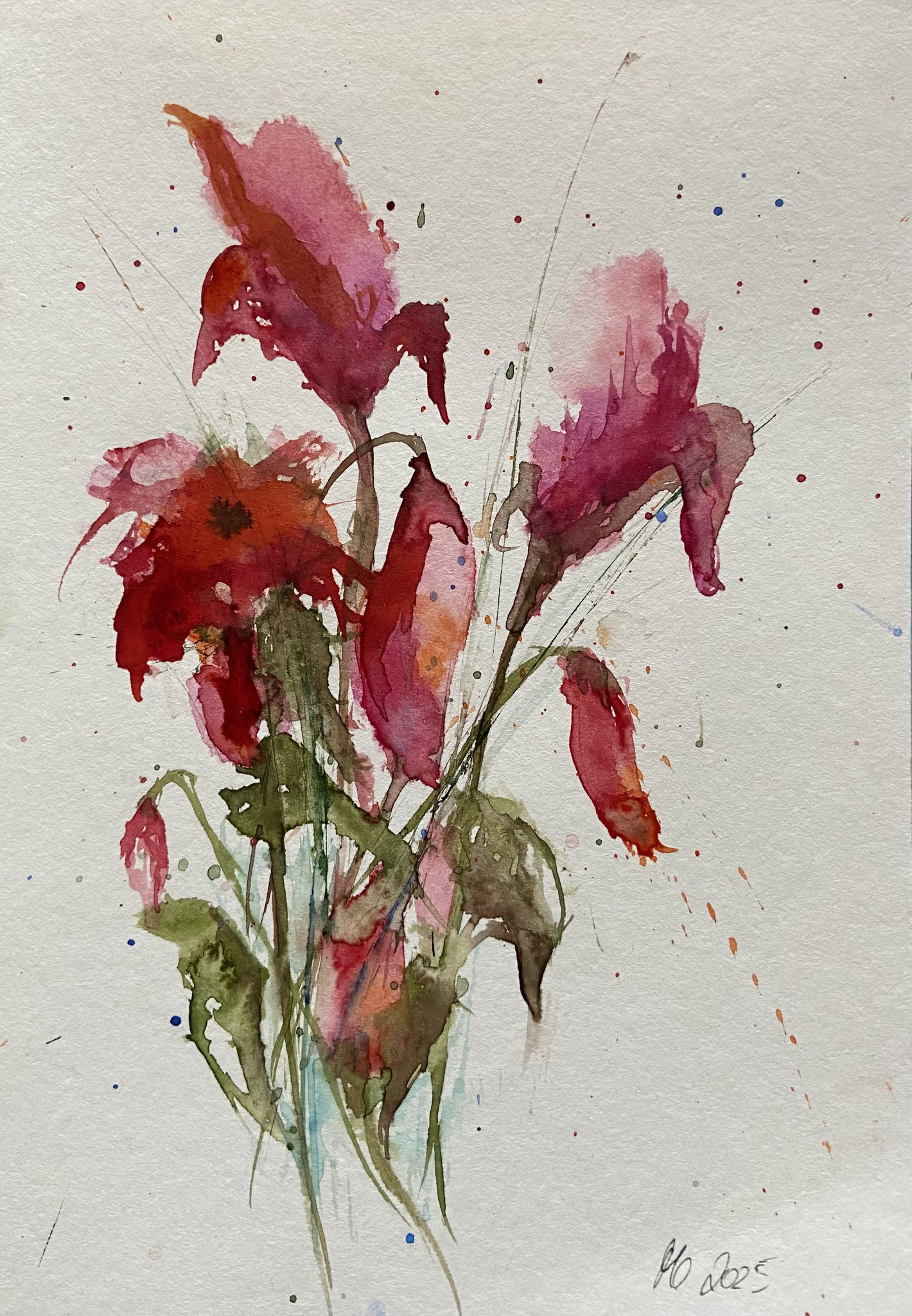 Herbstblüten, 15 x 21 cm