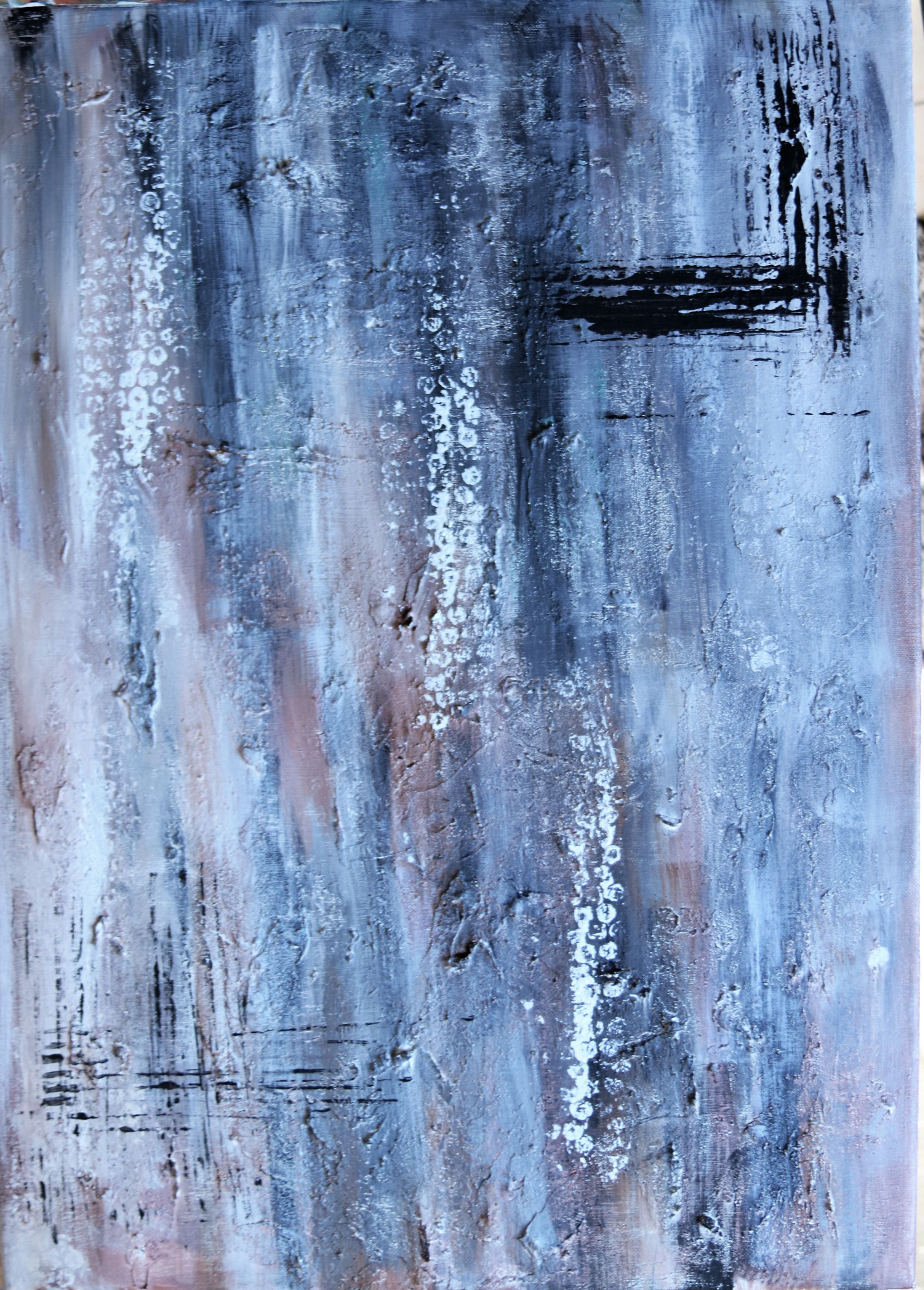 Spuren, Acryl on canvas (2020)