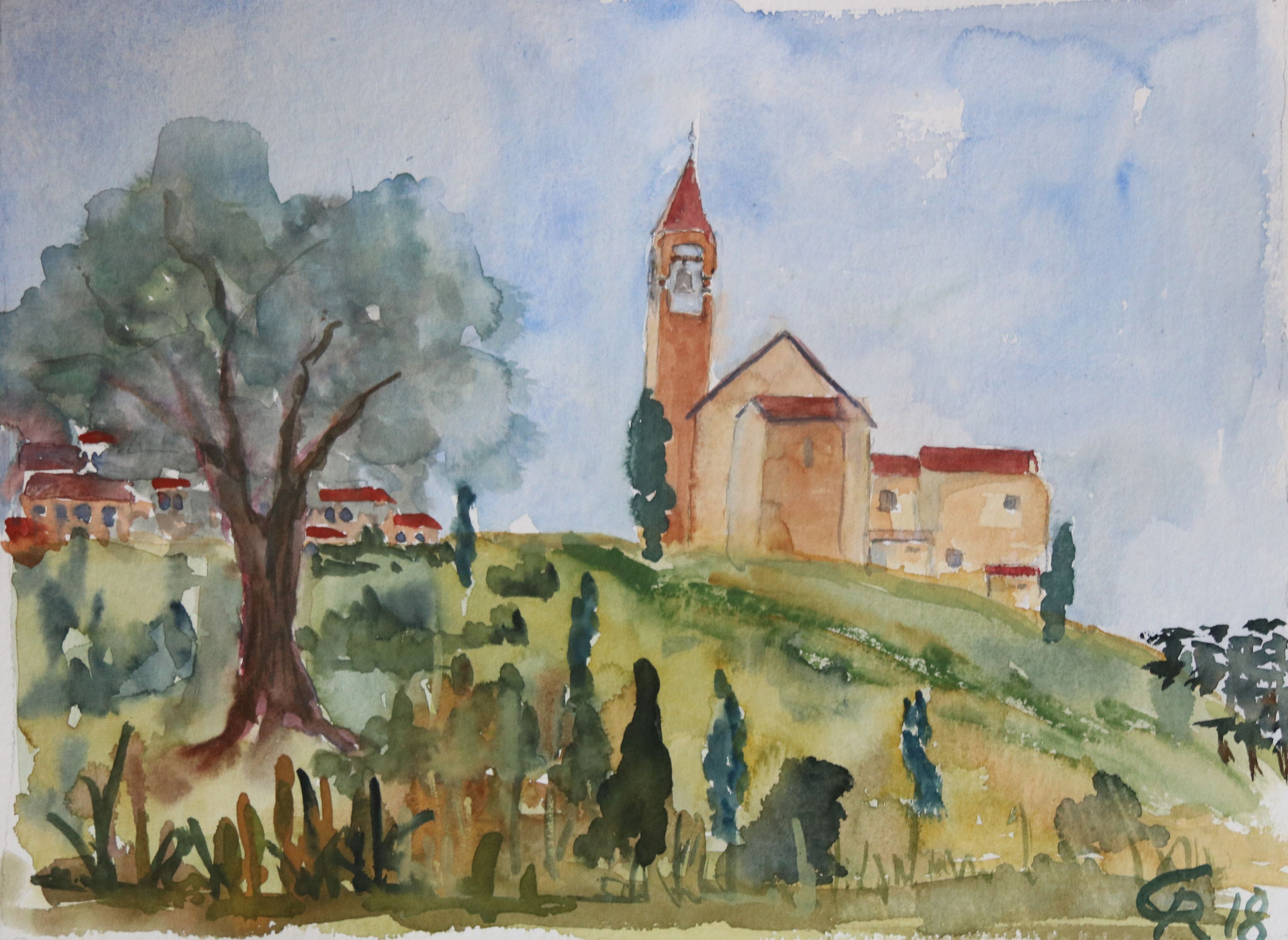 Bei Grossetto, Aquarell (2012)