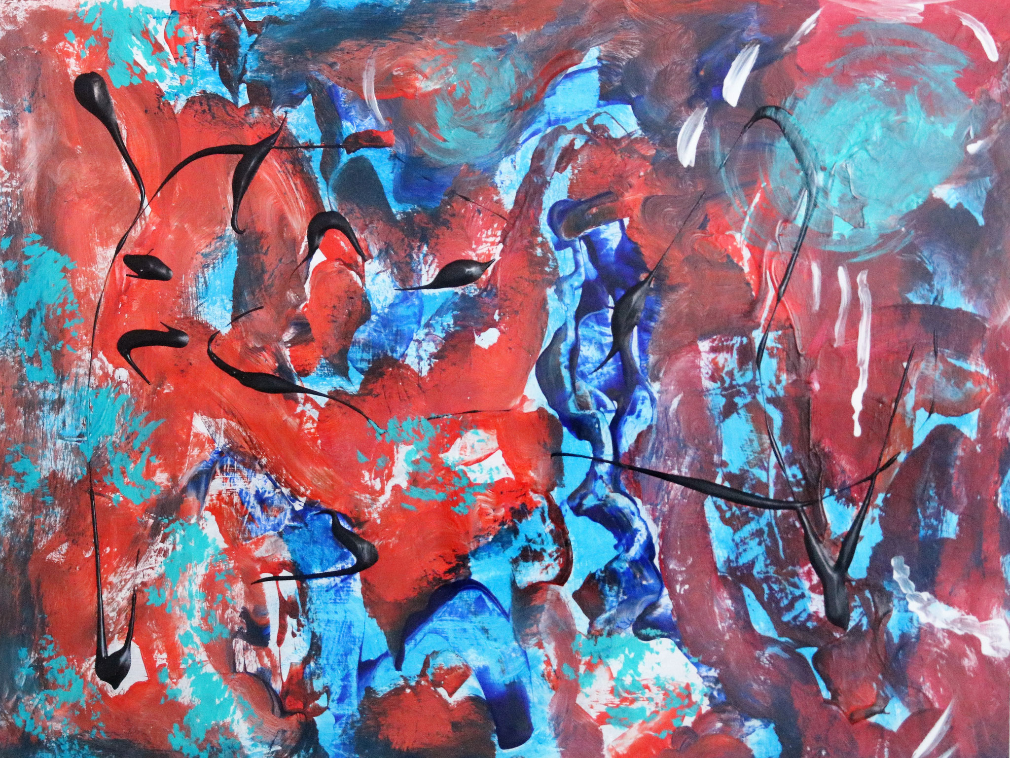 Farbspiel III, Acryl (2010)