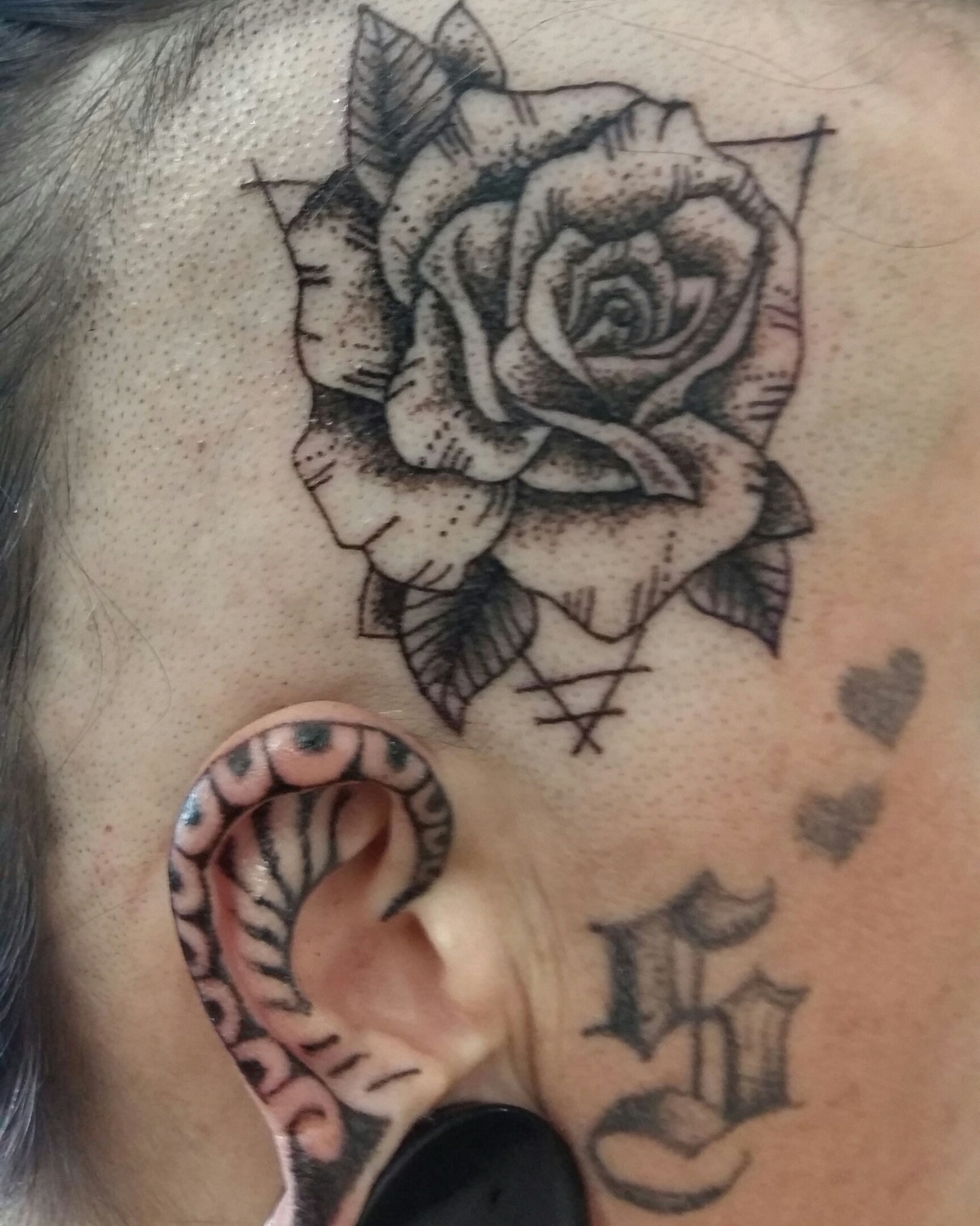 Dotwork Tattoo Handwerk