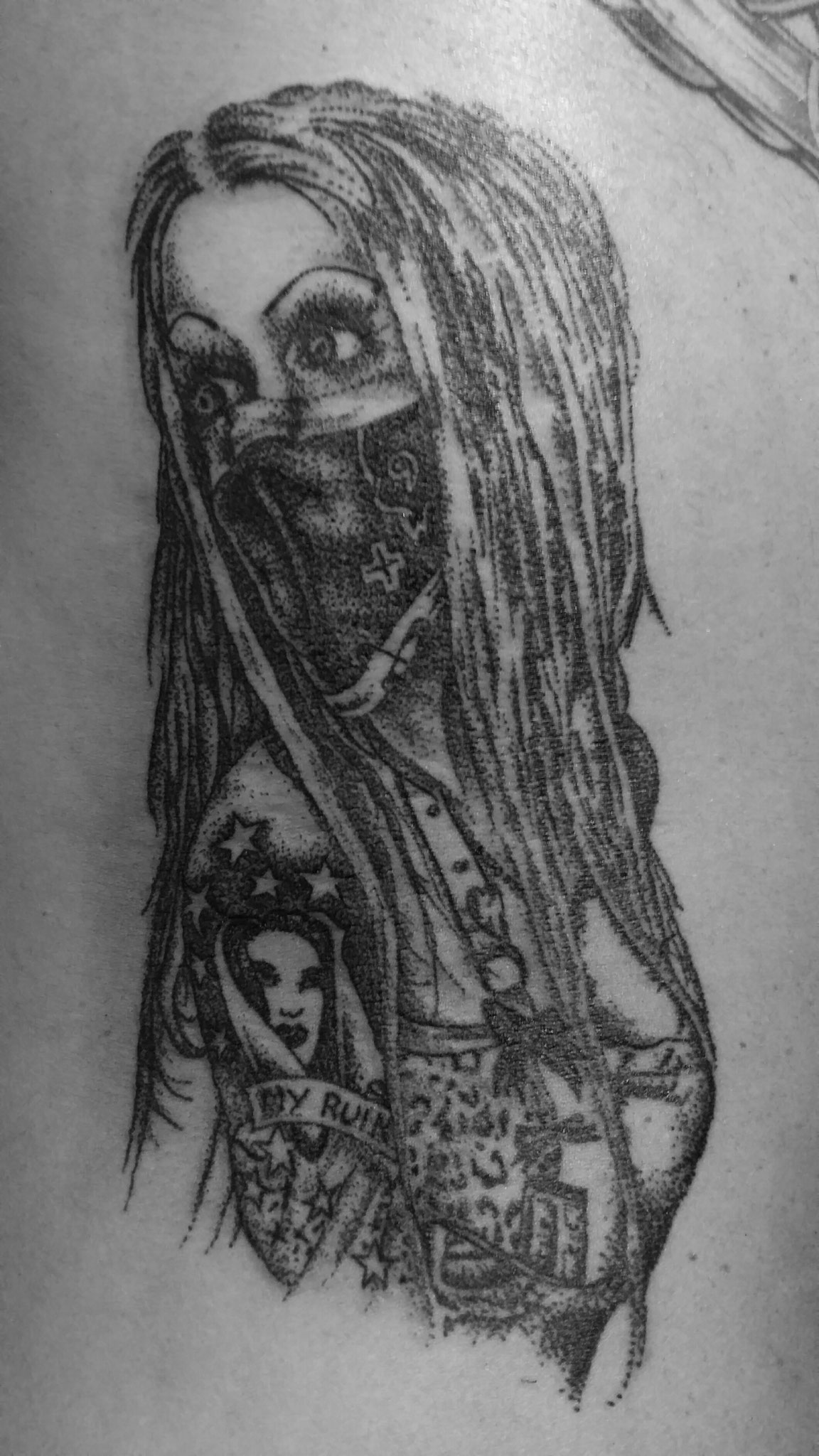 Dotwork Tattoo Handwerk