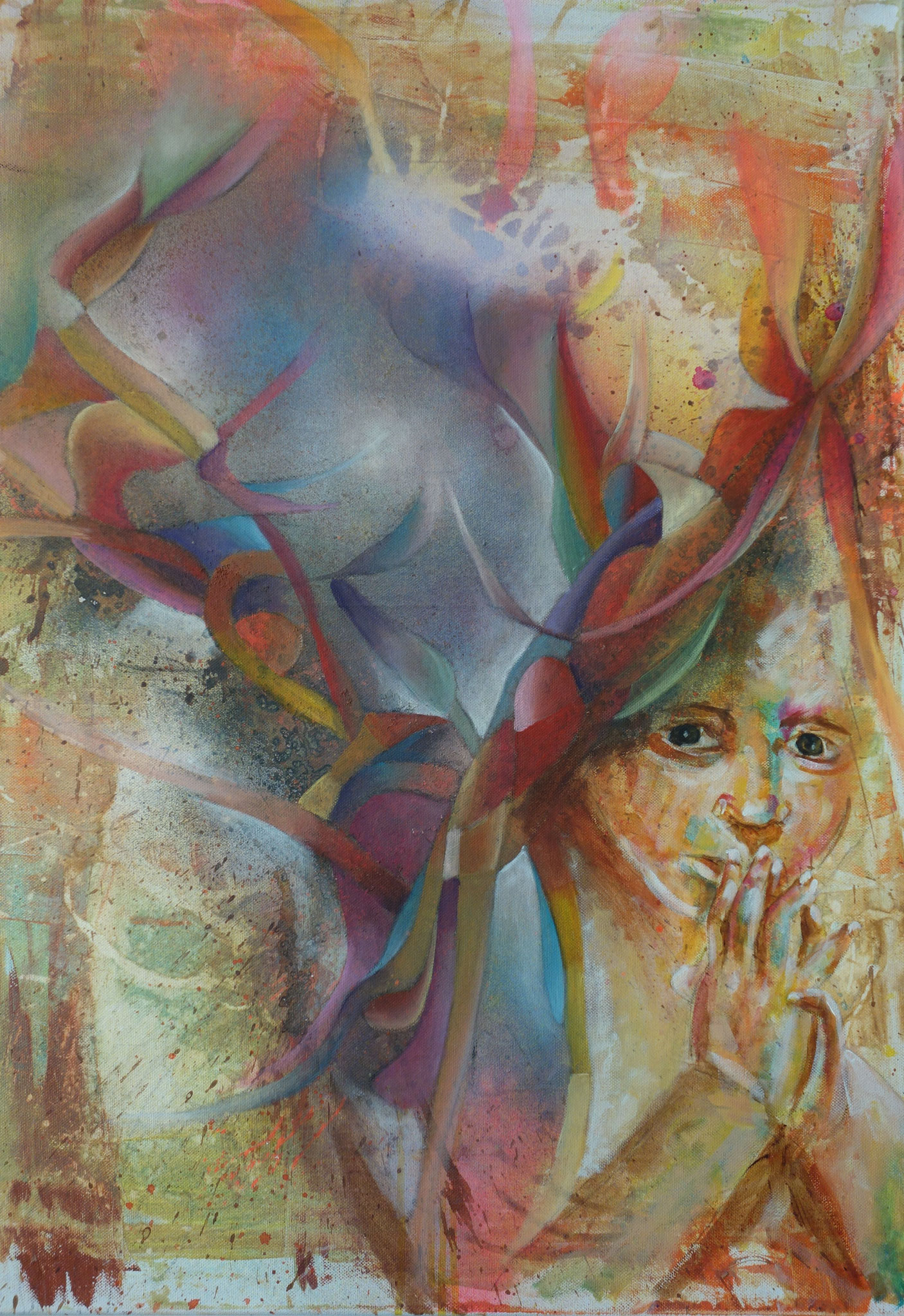 Colorful Dreams I, 2015, 60 x 80 cm, Acrylic on Canvas