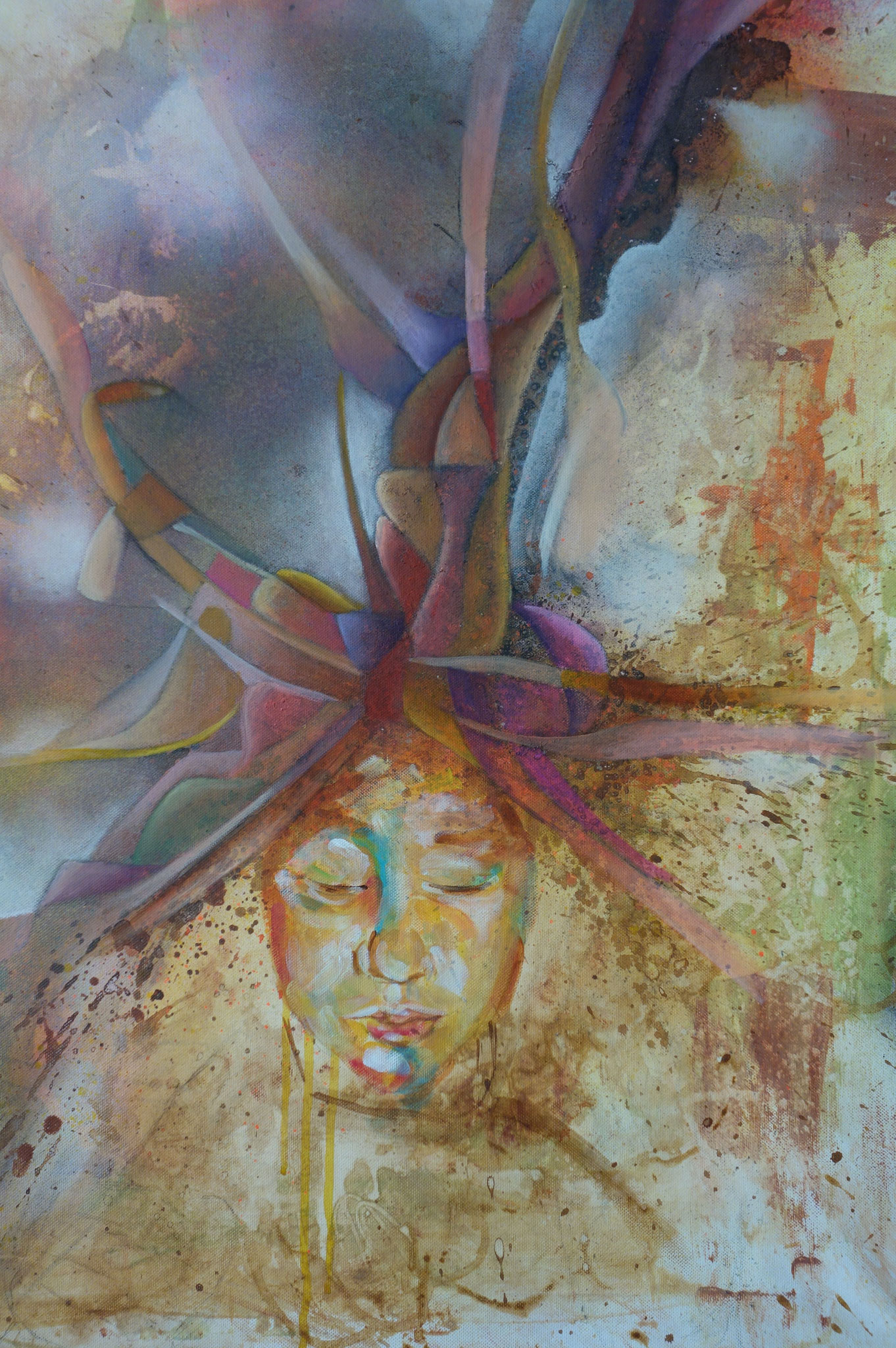 Sueños a colores II, 2015, 60 x 80 cm, Acrílico sobre lienzo