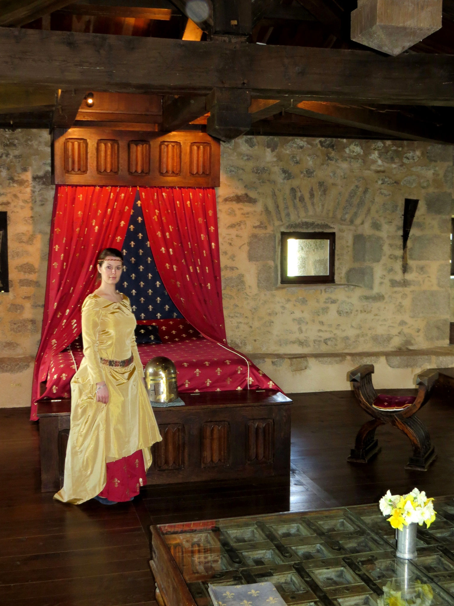 Nuit costumée en Chambre Royale, chateau médiéval