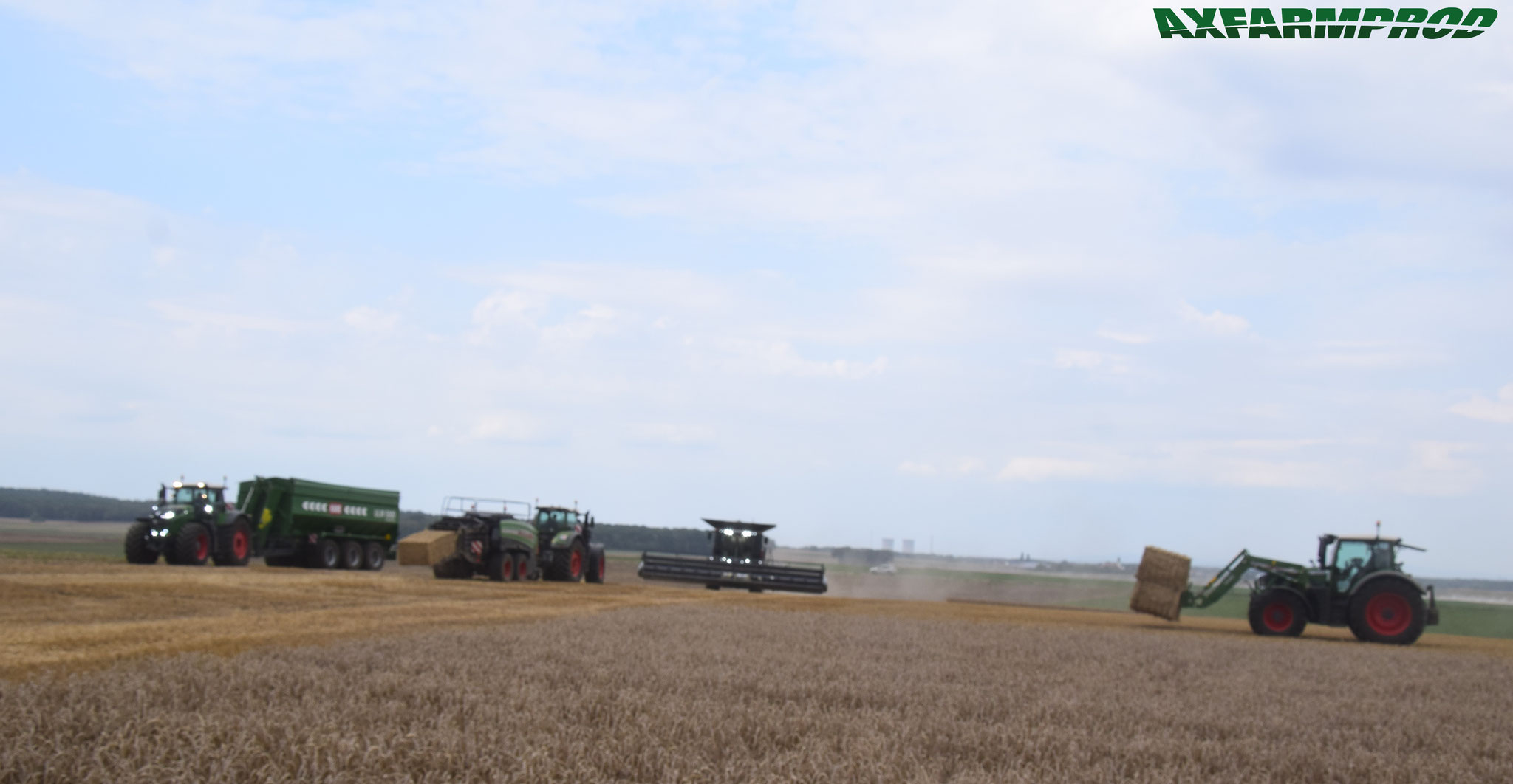 Team Fendt à la moisson !