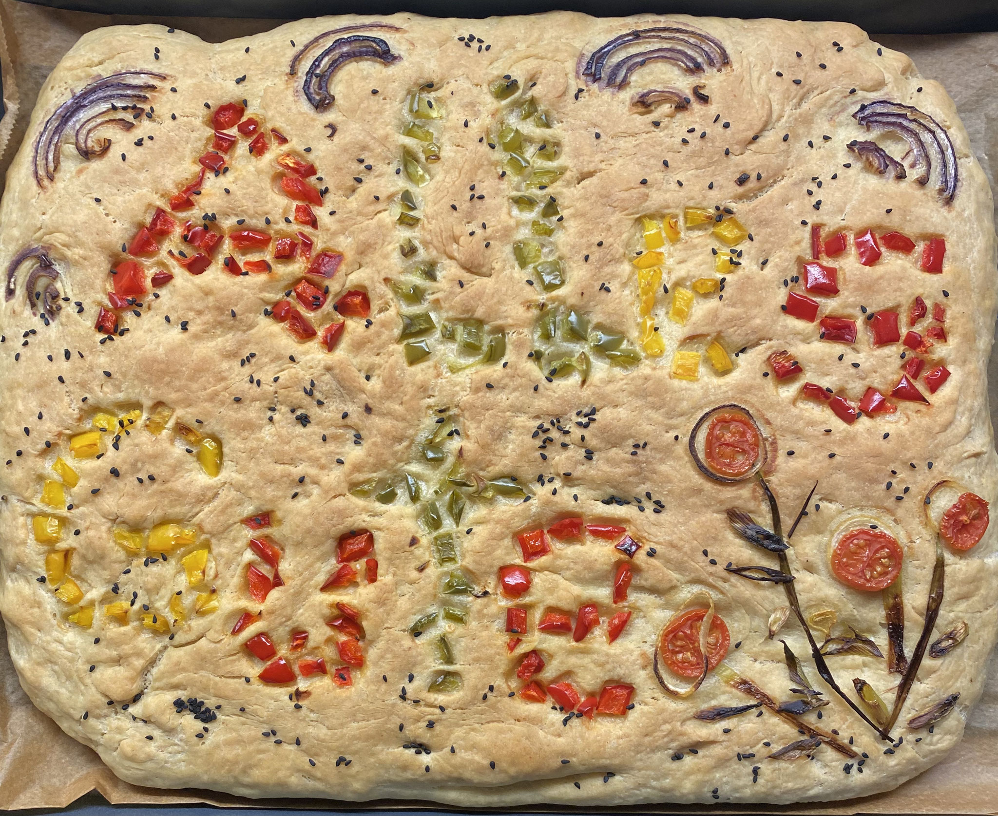 Geburtstagsfocaccia für Manfred