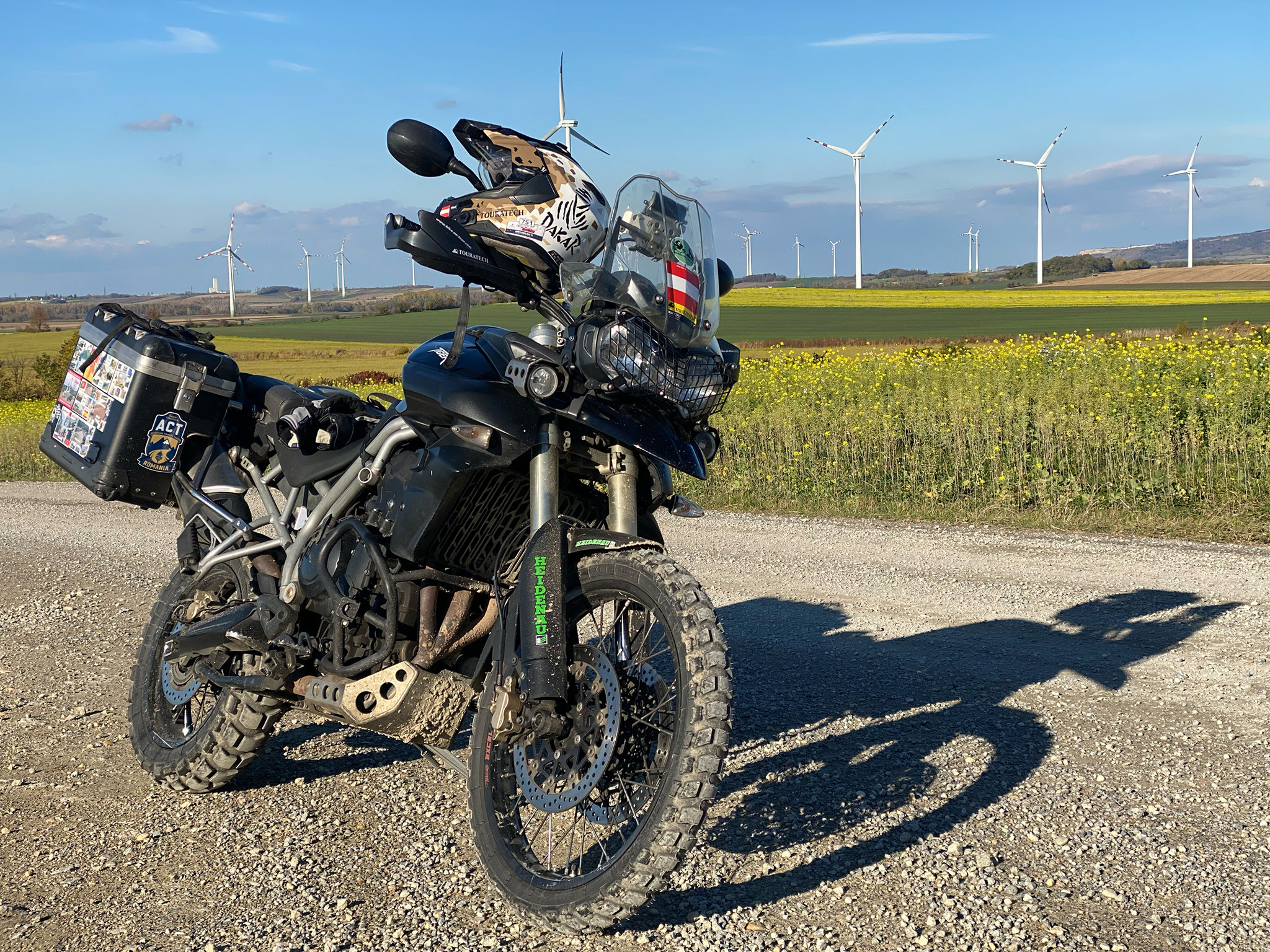 Start zum Test des neuen Heidenau K60 Ranger Wolfs private Website