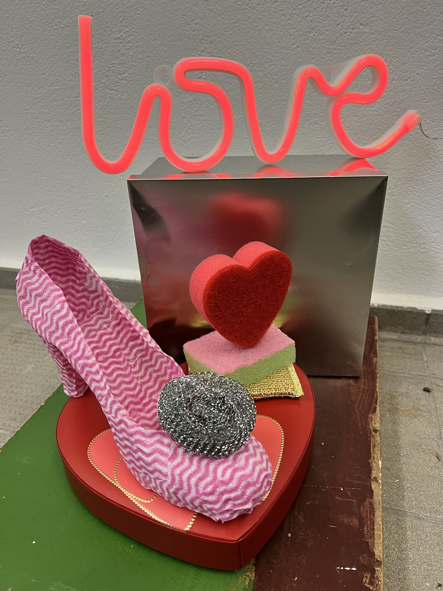 With Love (mixed media, 2025)