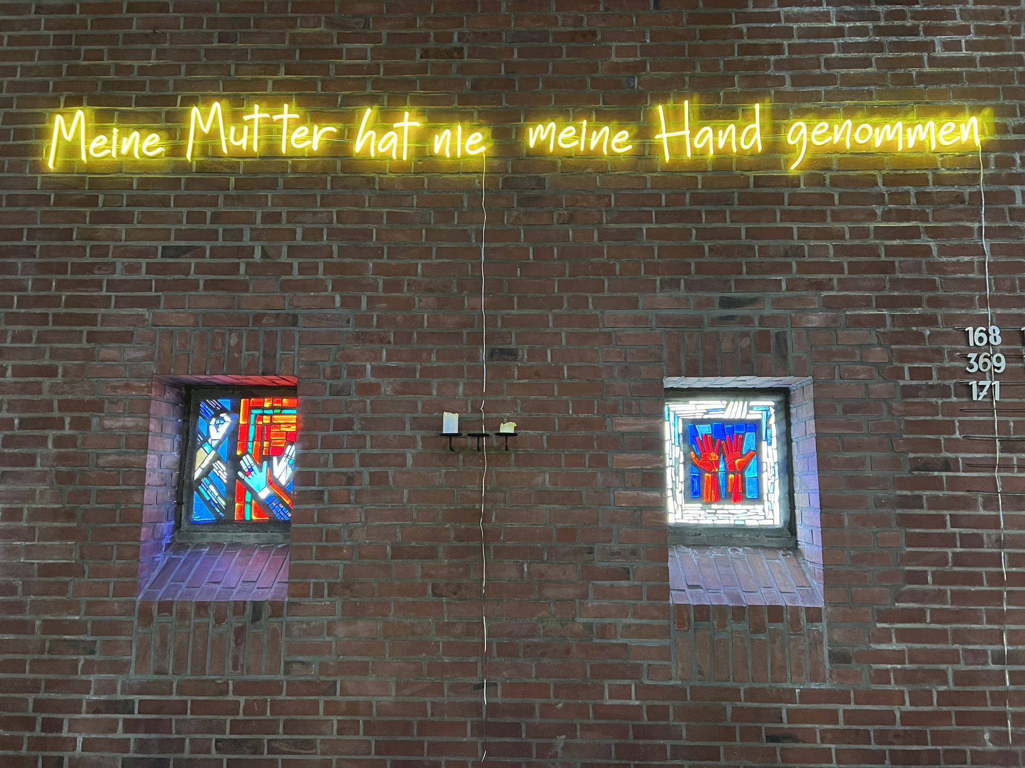 site specific installation, Matthäuskirche Bremerhaven, 2023