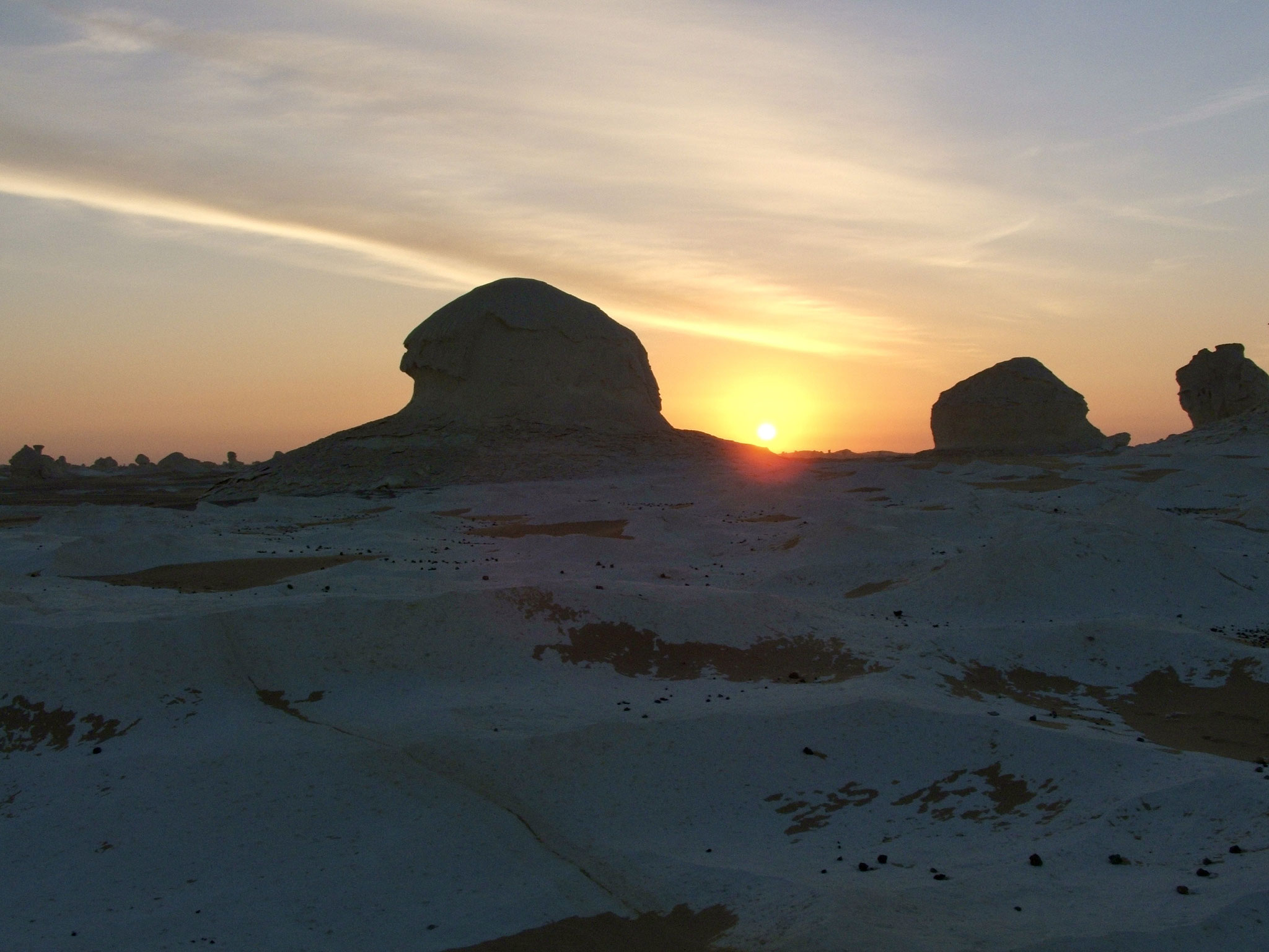 Désert blanc sunrise, Egypt