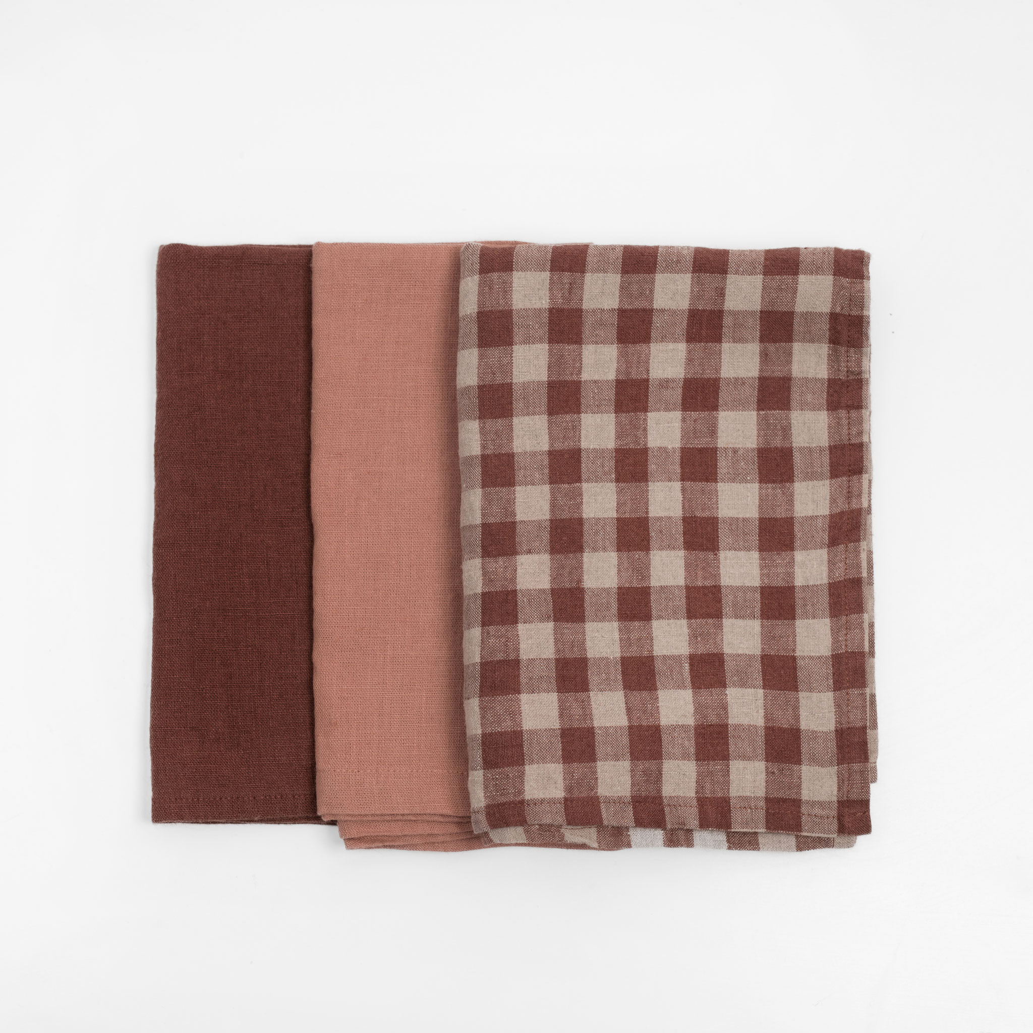 Chocolate- Cafe creme- Chocolate Gingham
