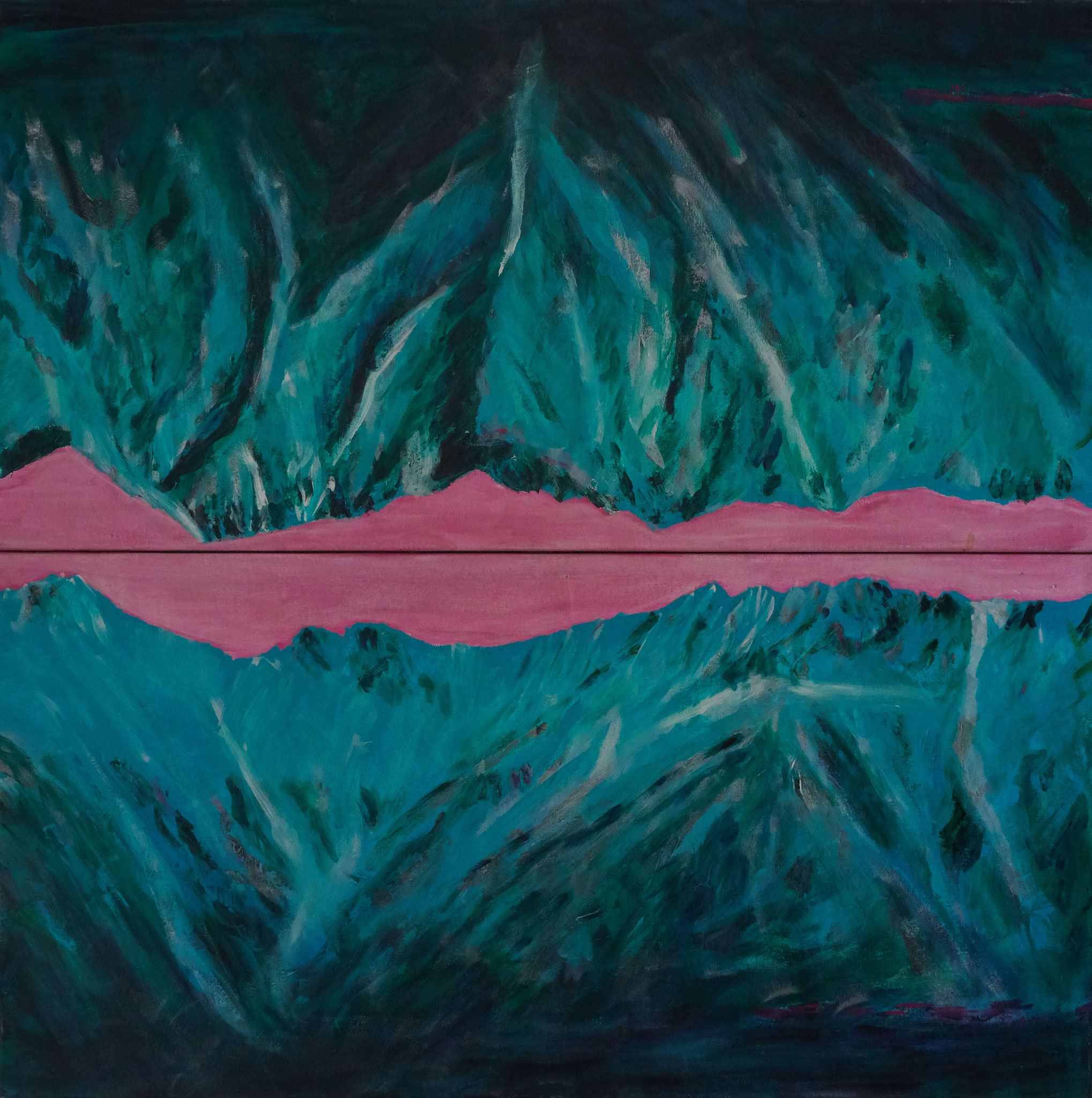 Nordkette verkehrt, Diptiycon, 100x100
