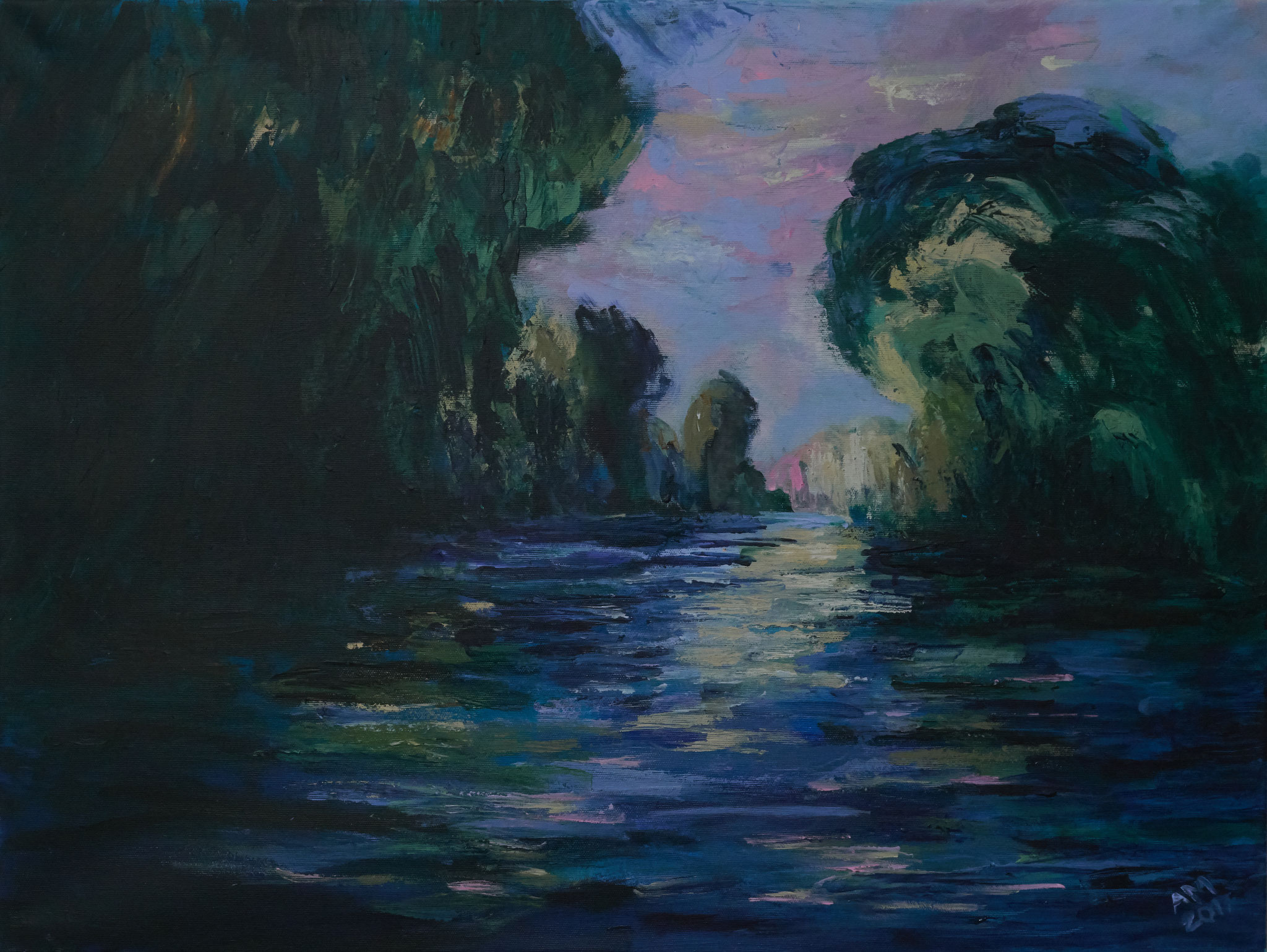 Canal de Midi 60x80