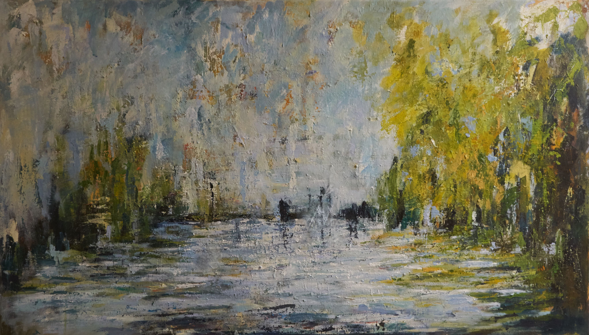   Wasserlandschaft  70 x 120