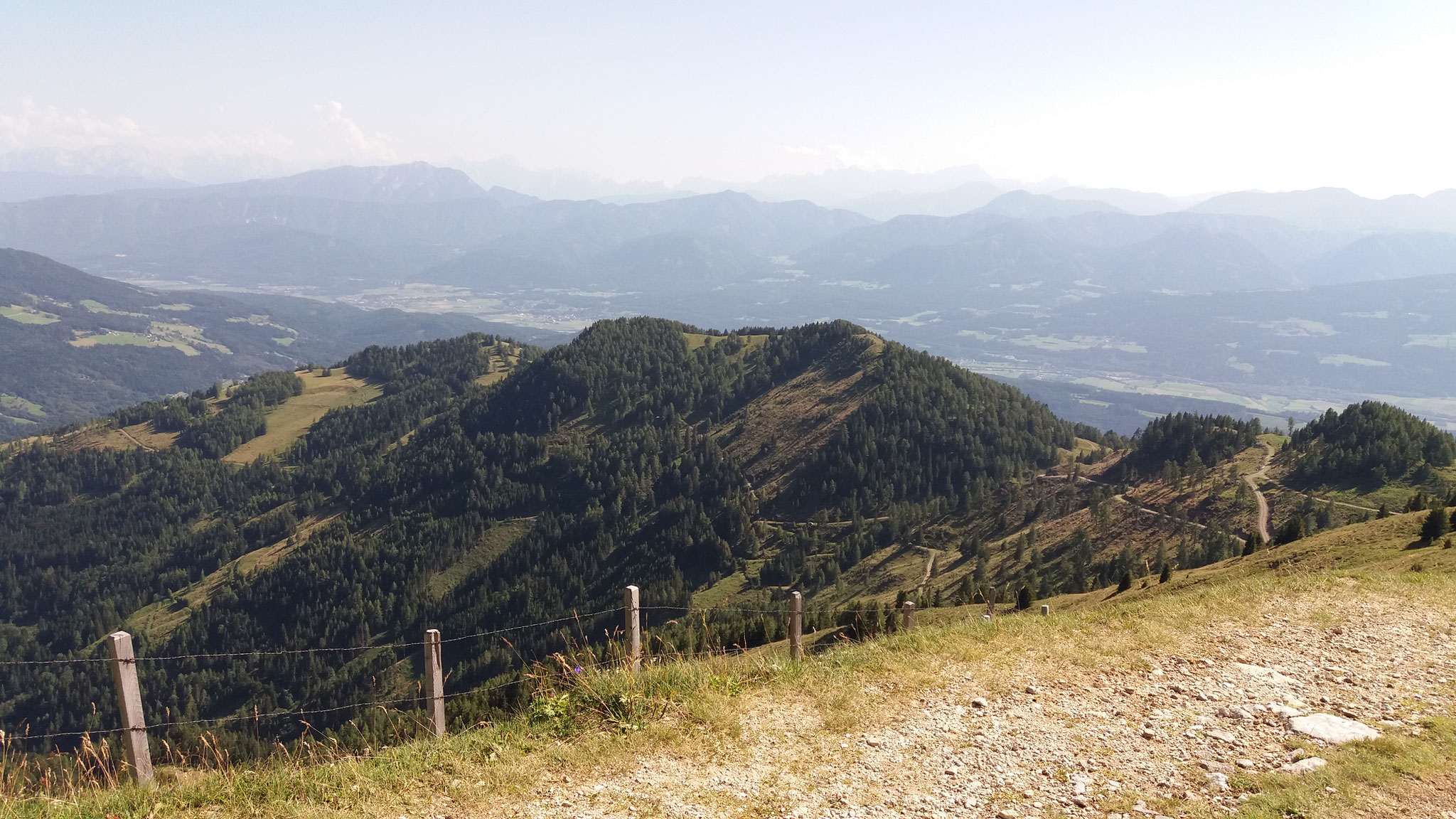 Wanderweg Richtung Granattor Lammersdorfer Alm