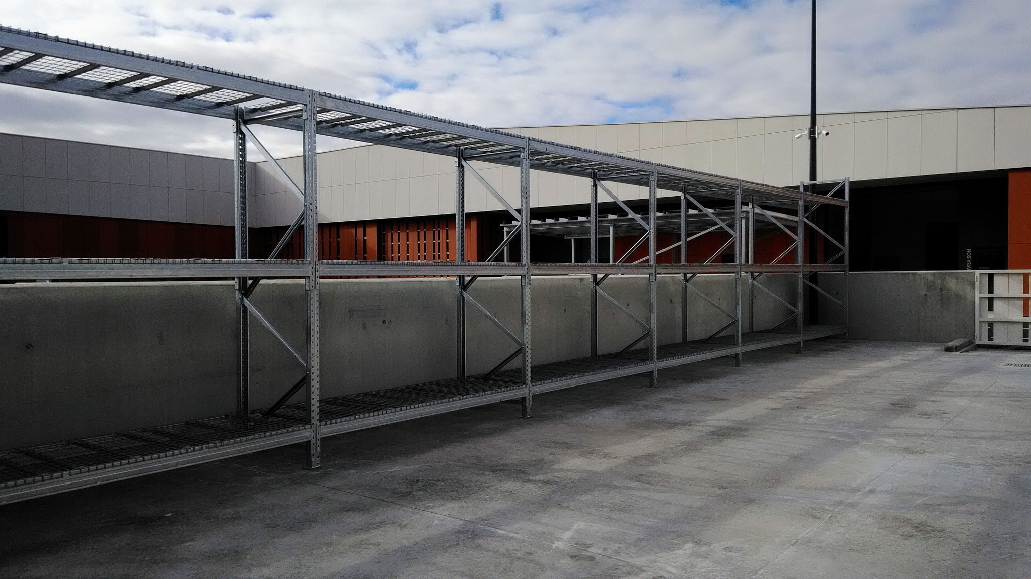 Rack à palettes galvanisé à chaud à Blagnac