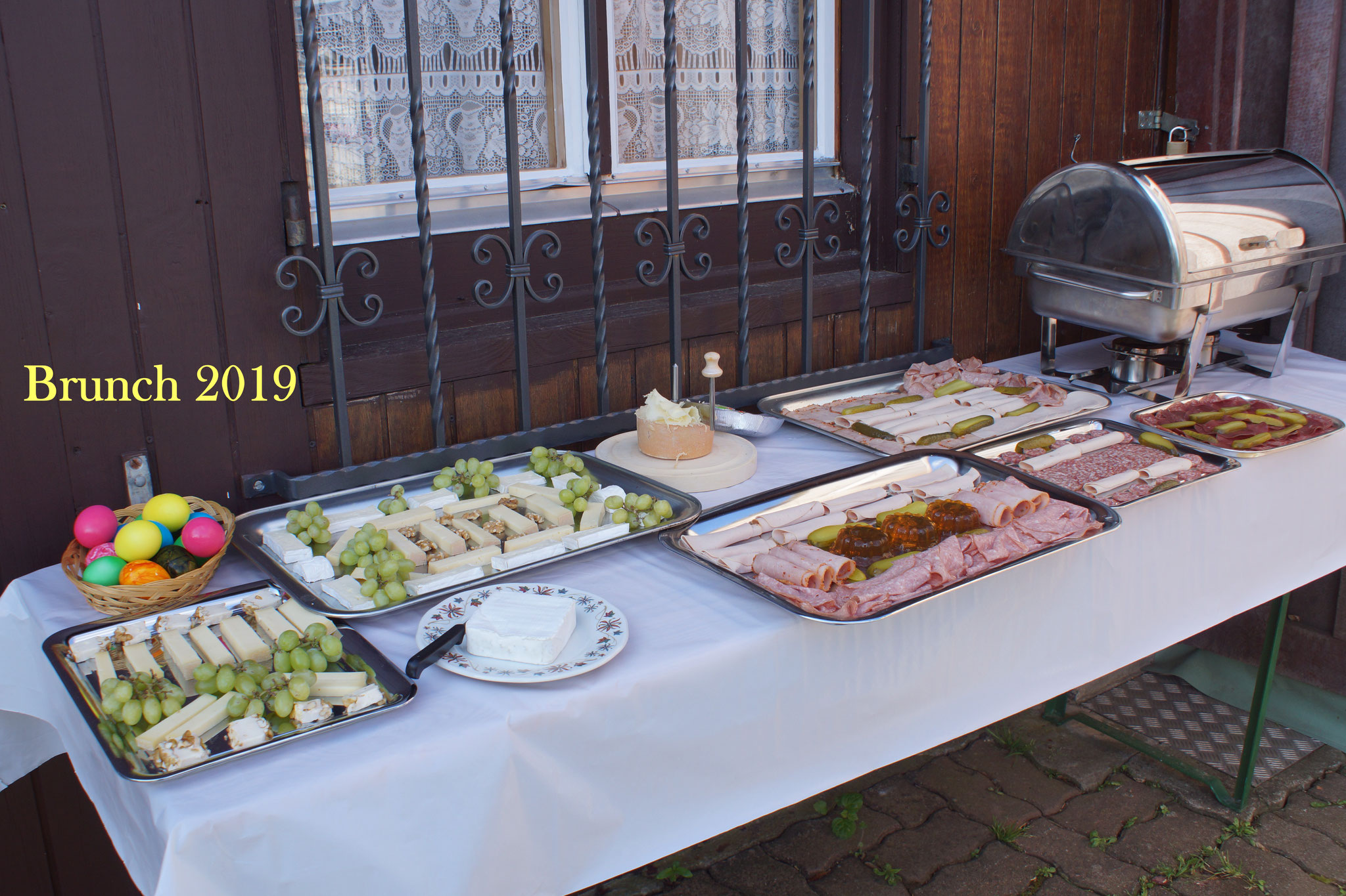 Ein reichhaltiges Buffet sorgt für guten Appetit