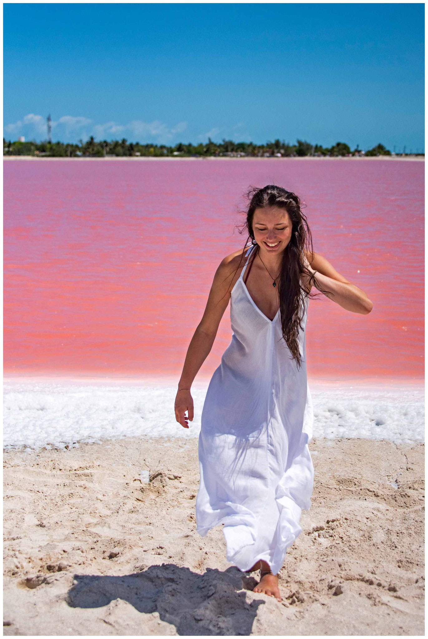"Las Coloradas - pink lake"