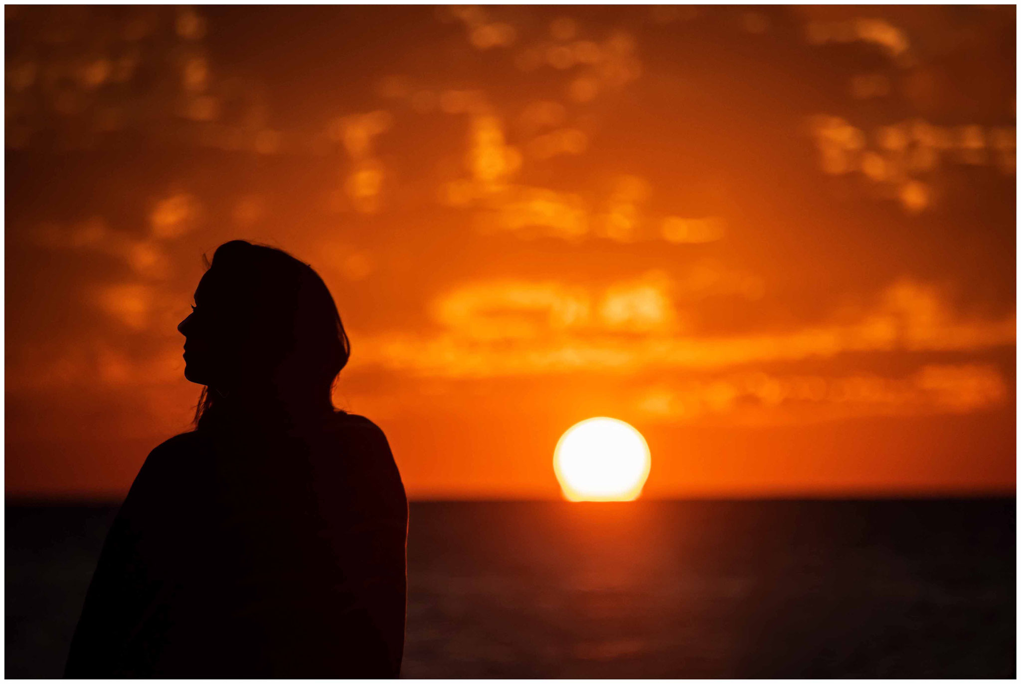 Einer der Sonnenuntergänge auf Holbox