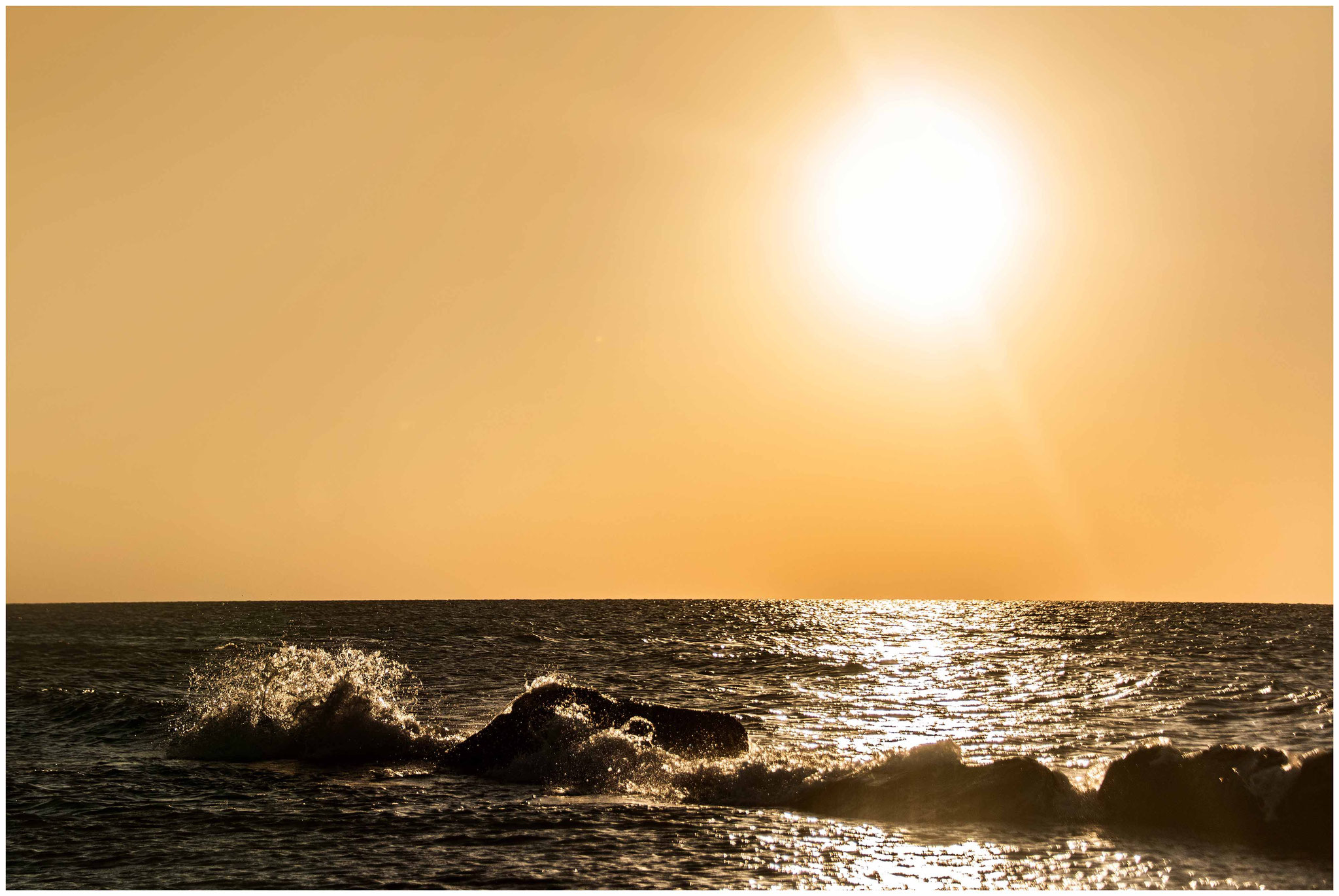 Einer der Sonnenuntergänge auf Holbox