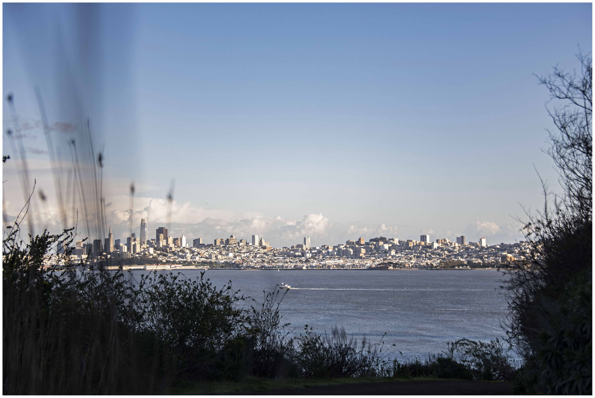 San Francisco aus Sicht vom "Moore Rd Pier" 