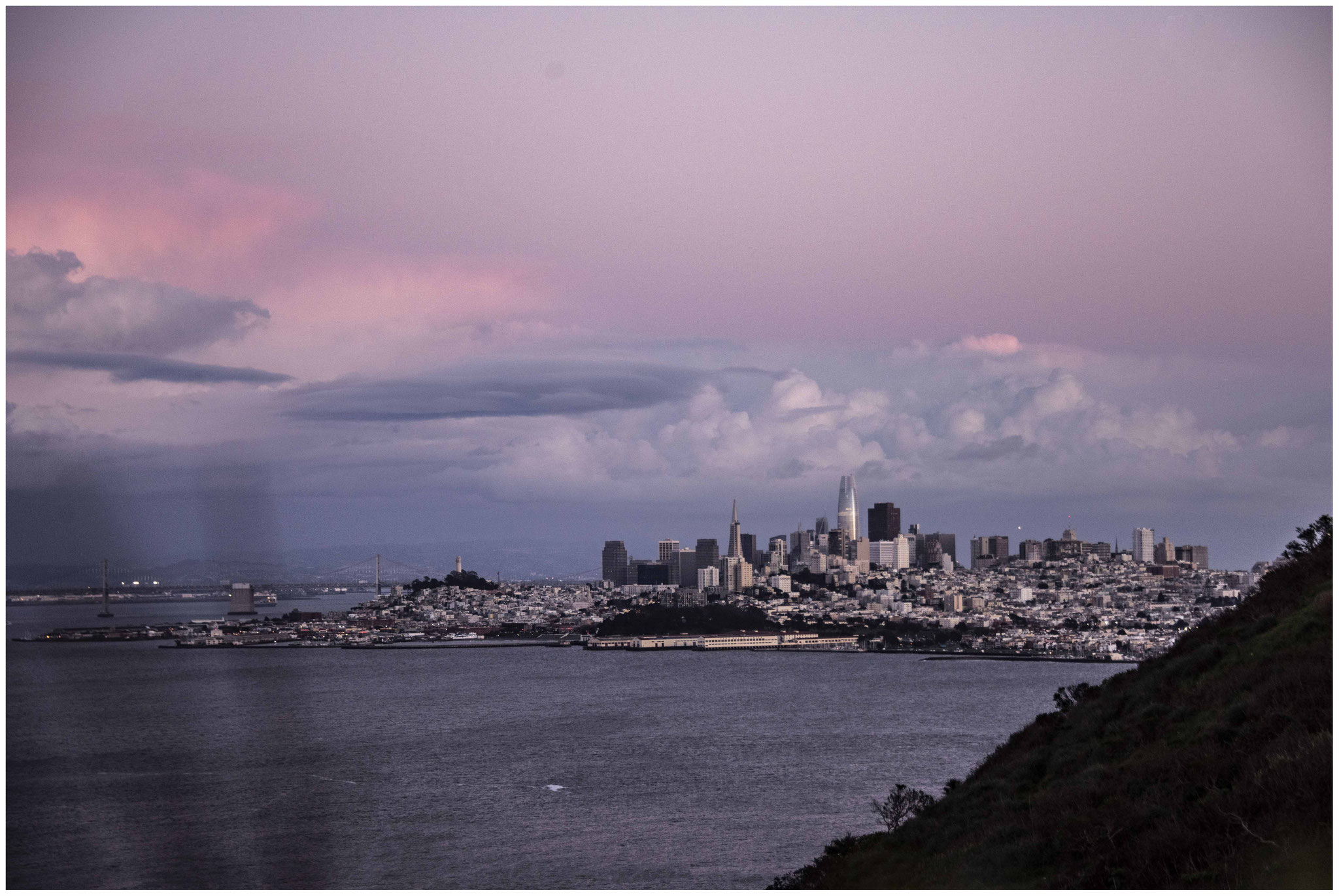 San Francisco aus Sicht vom "Battery Spencer" 