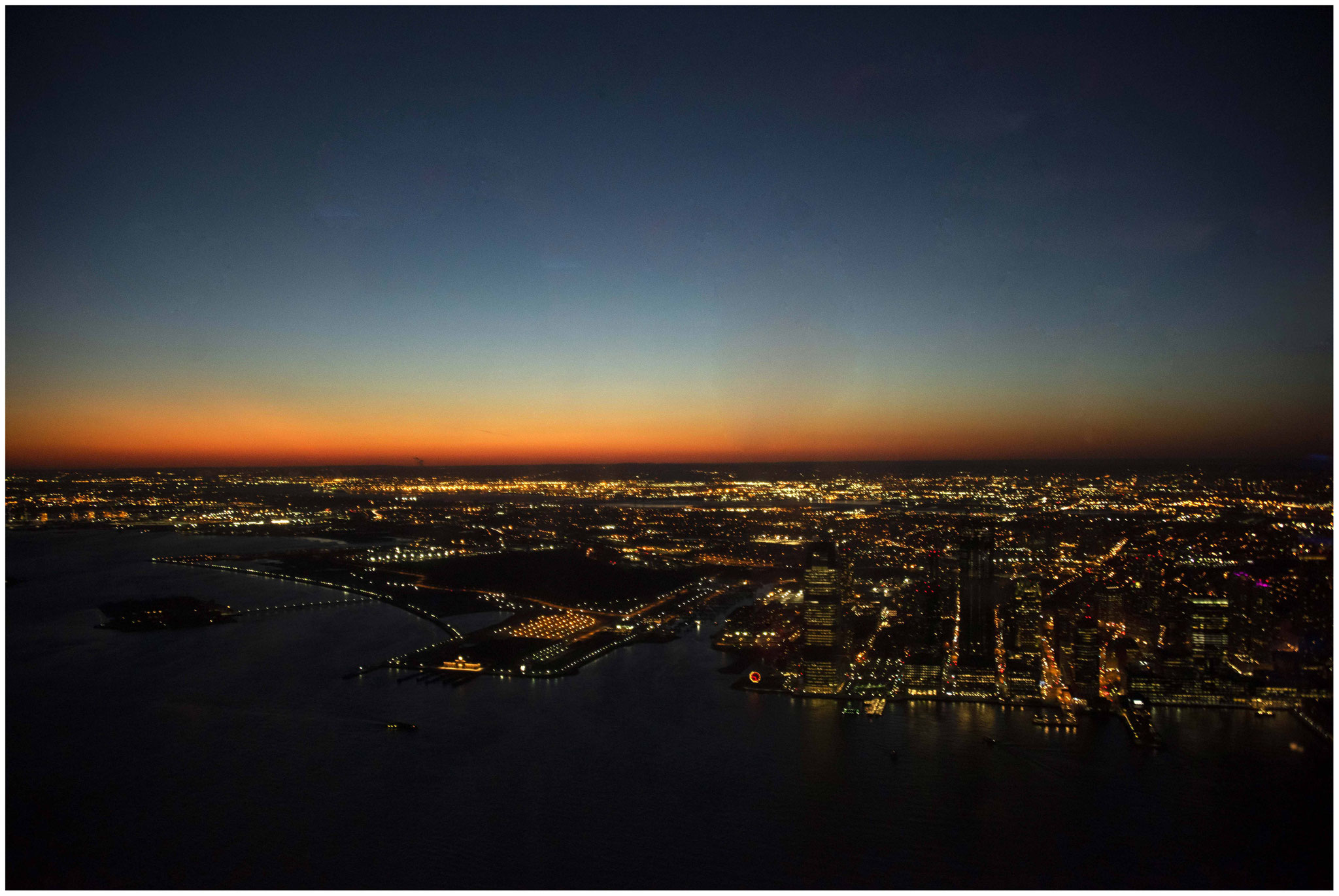 Aussicht über New York vom "One World Observatory"