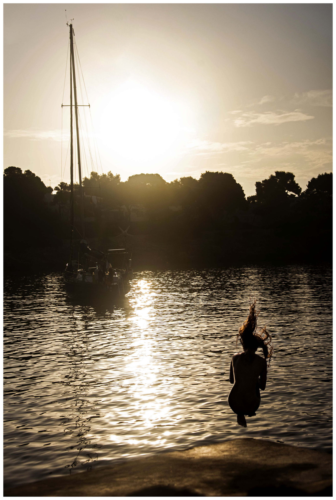 Morgenbad in "Cala d'Or"