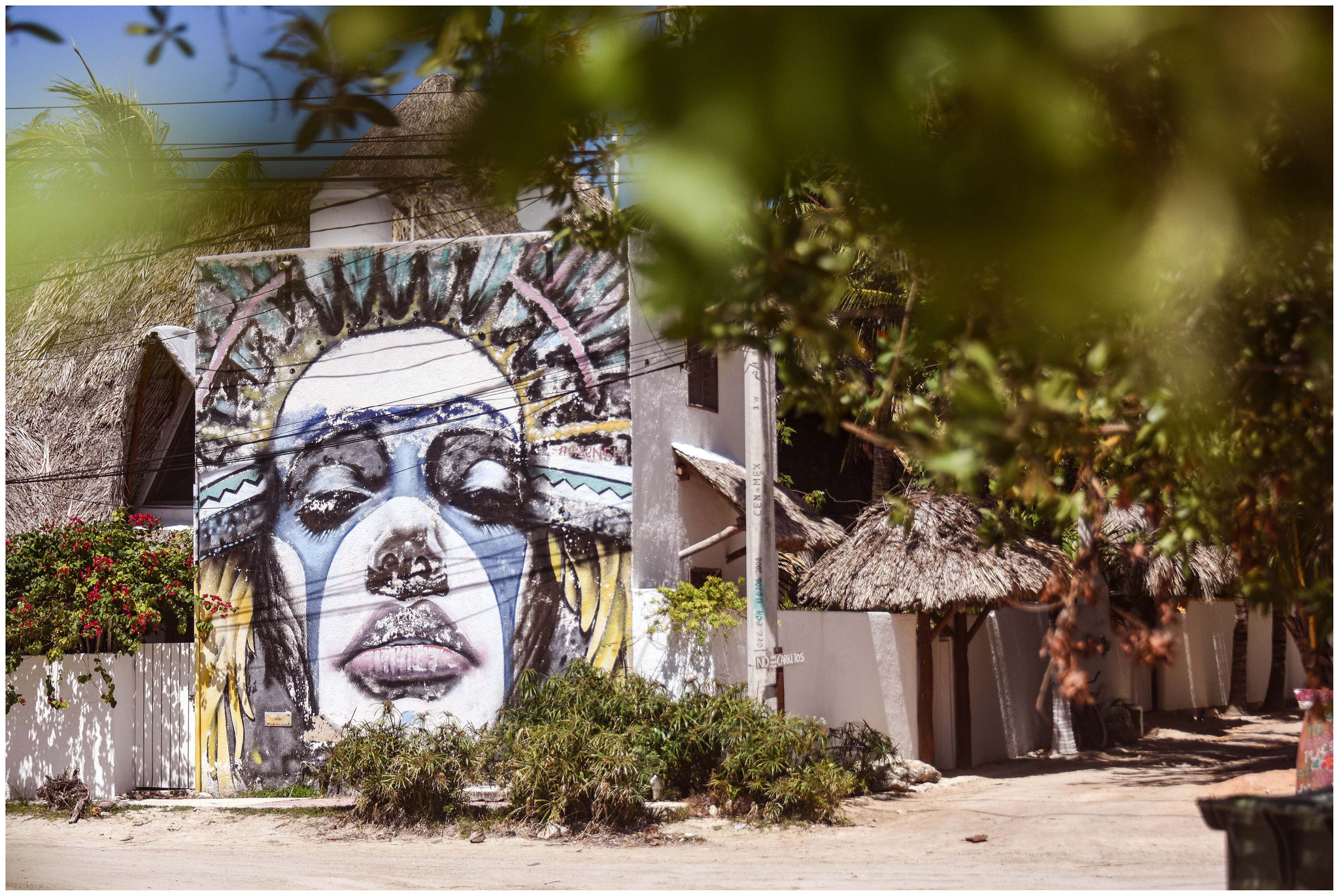 Kunstwerk auf Holbox
