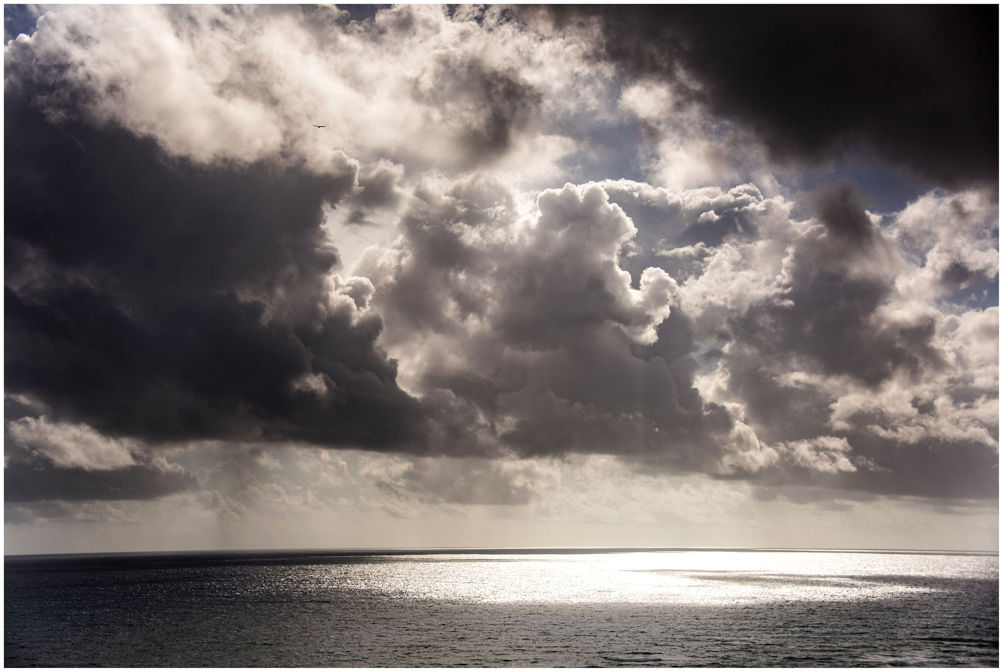 Aussicht von Andre's Wohnung in Long Bay