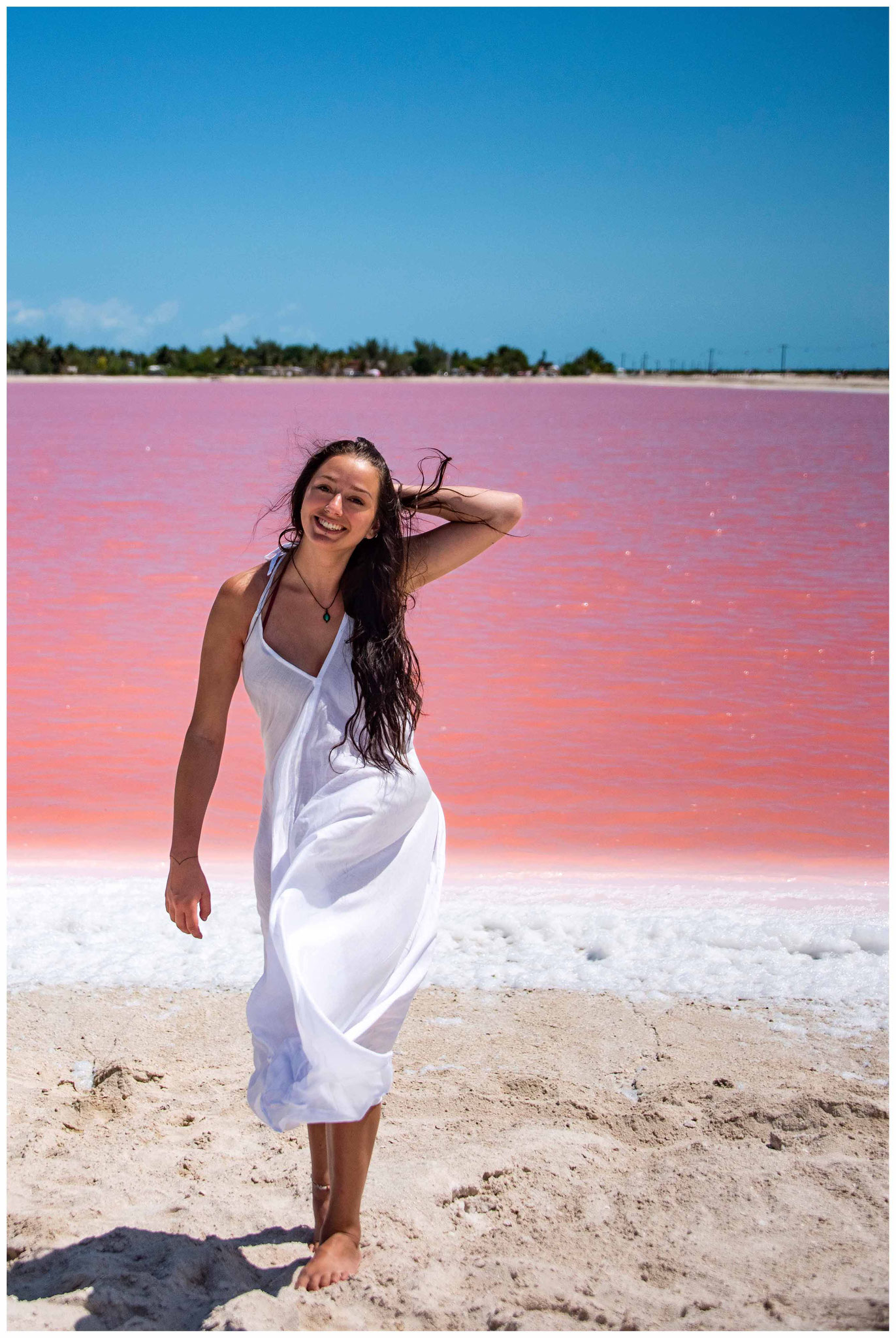 "Las Coloradas - pink lake"