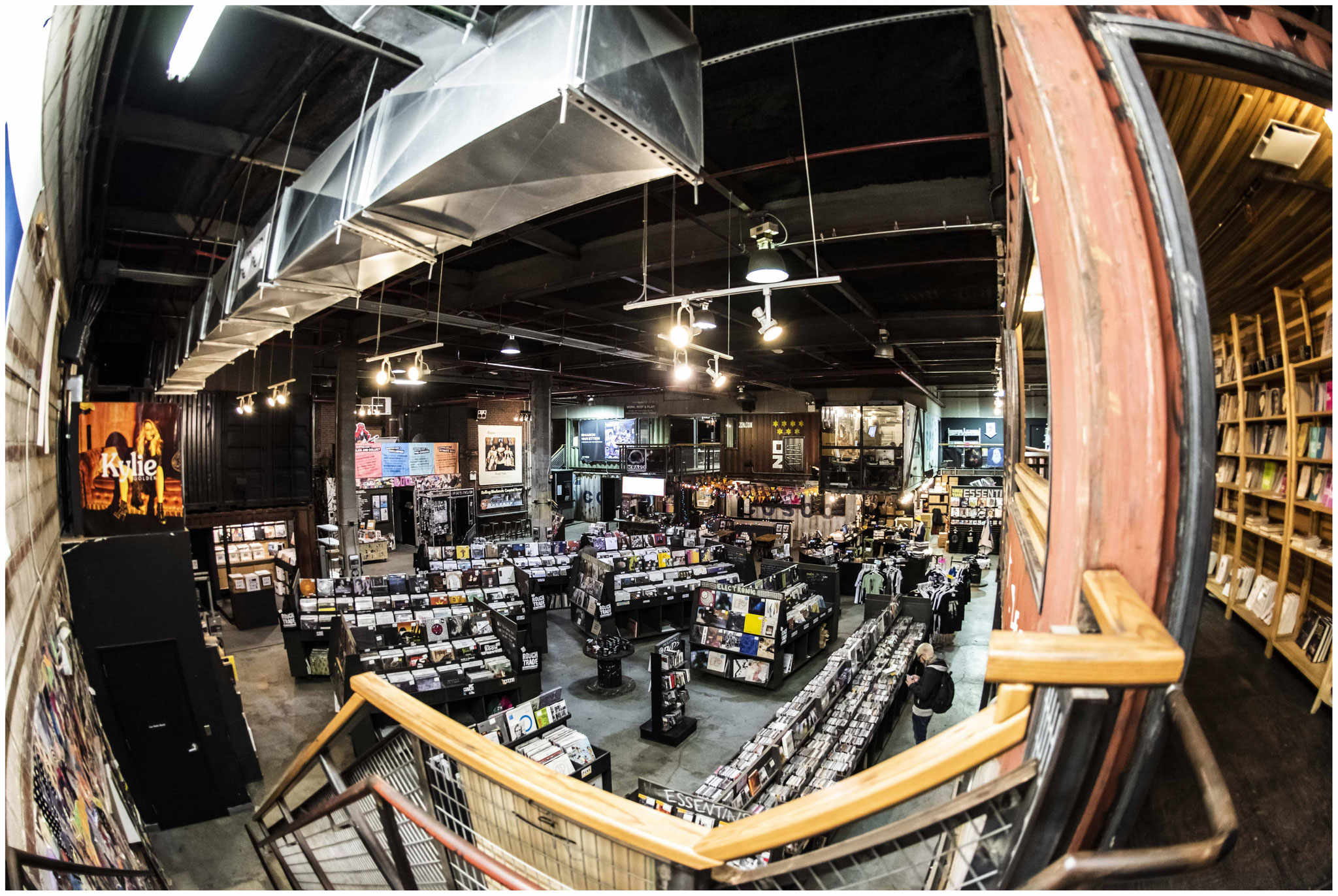 "Bowery Presents Live Music" Musik- und Plattengeschäft in Williamsburg