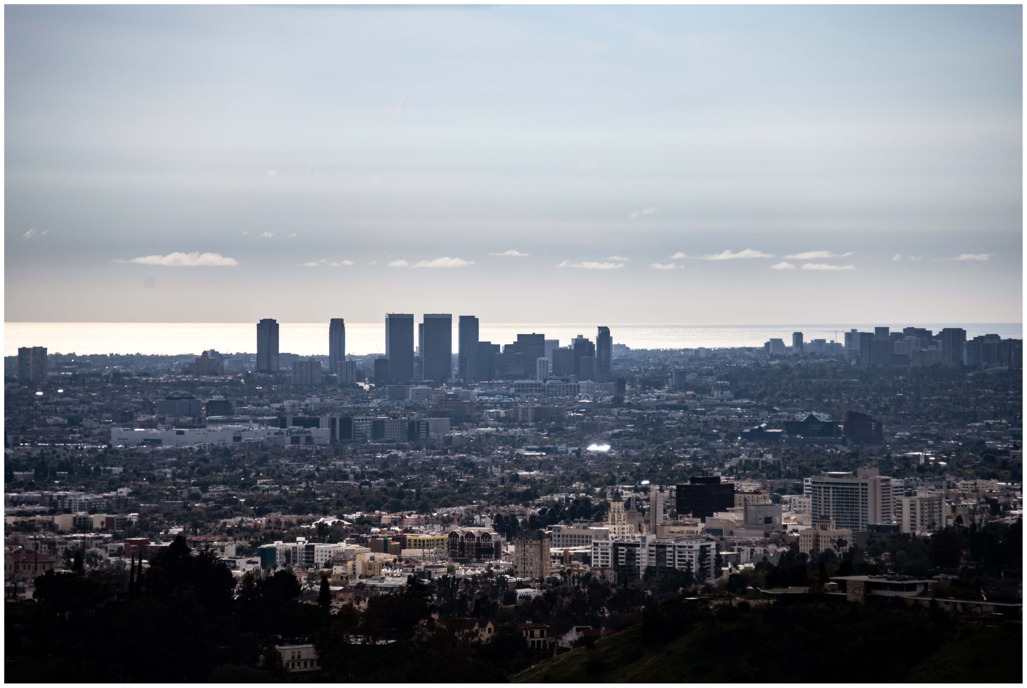 Aussicht vom "Griffith Park" tagsüber
