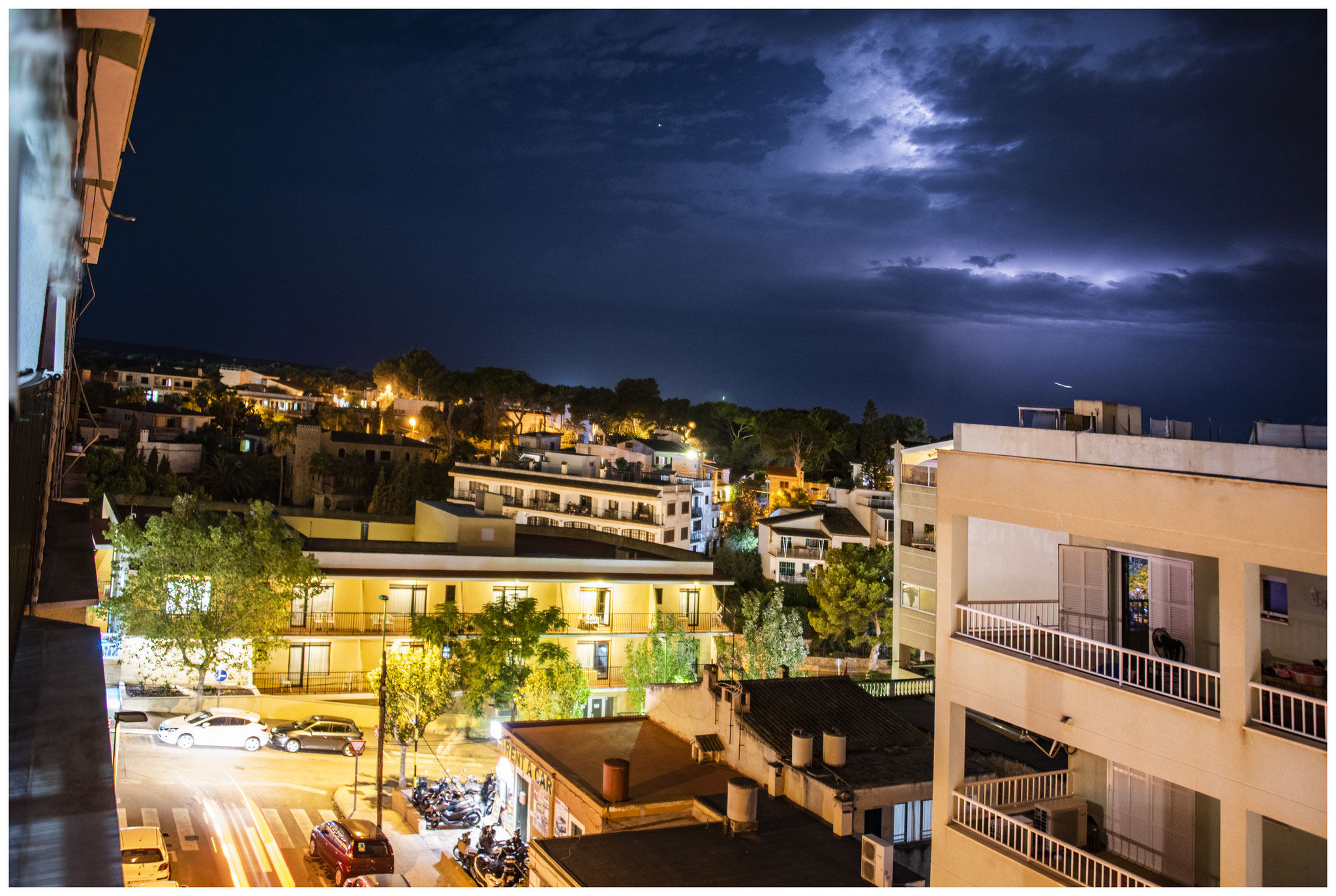 Ausblick der Wohnung in "S'Arenal"