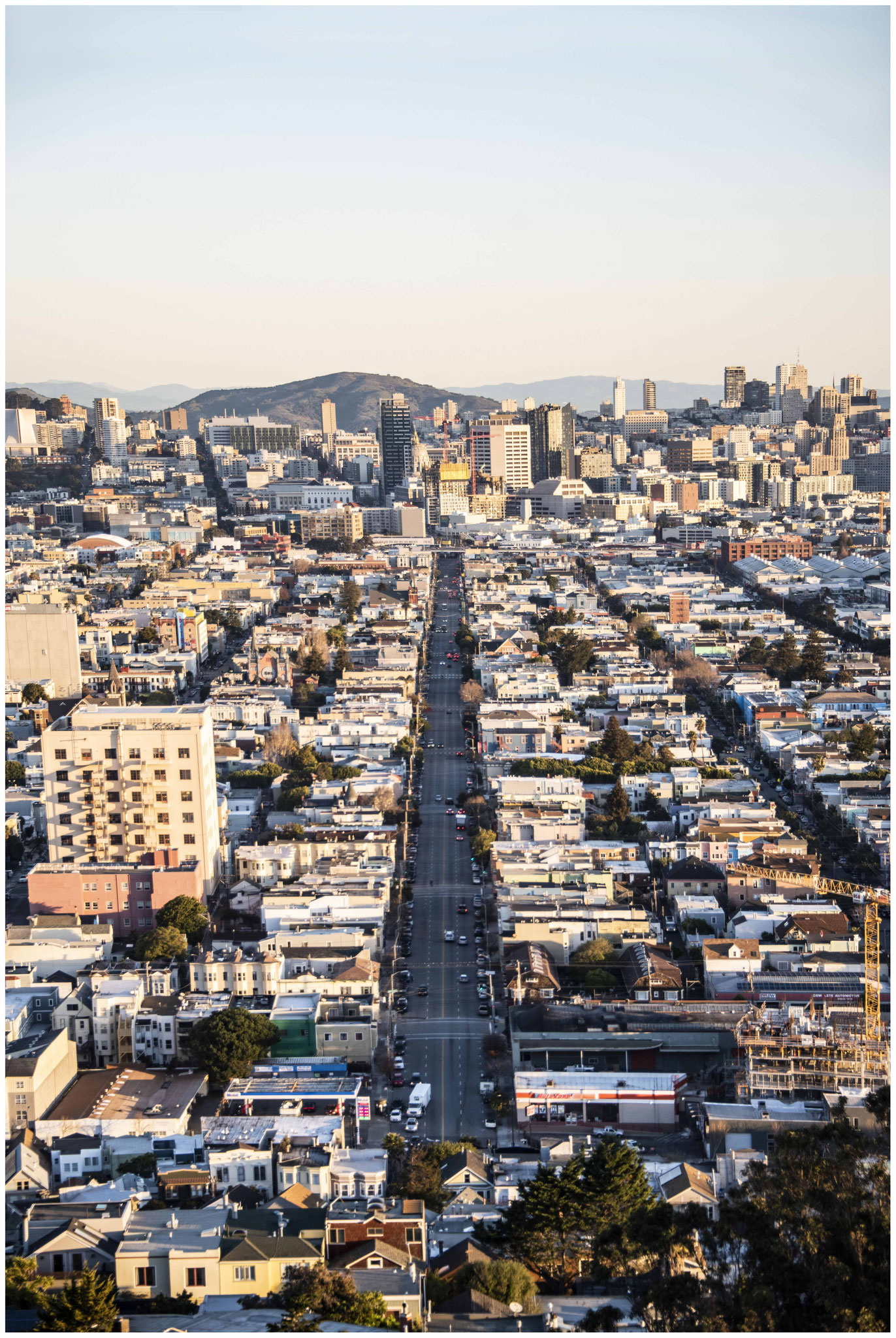 San Francisco aus Sicht des "Bernal Heights Parks" 