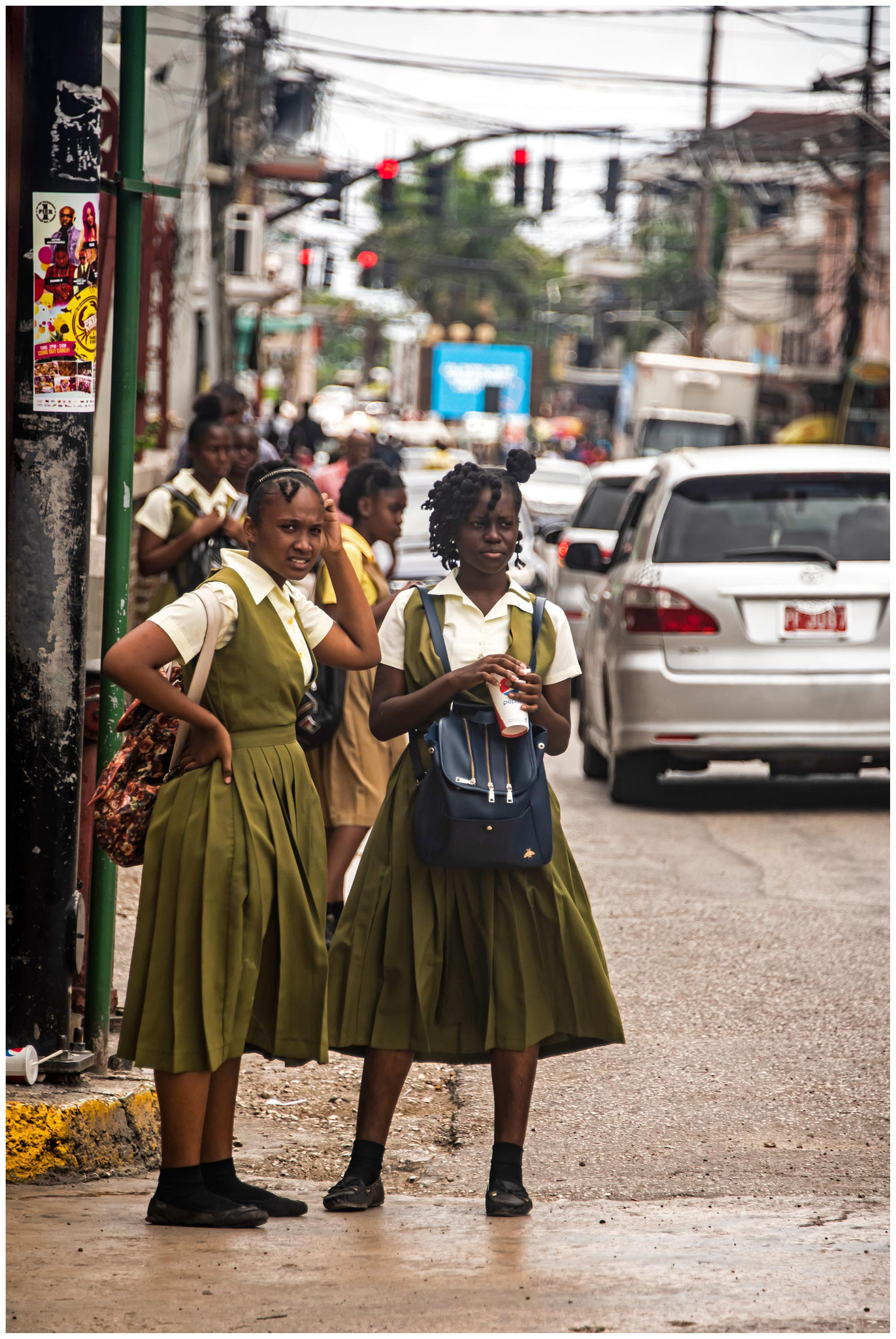 Schülerinnen In Montego Bay