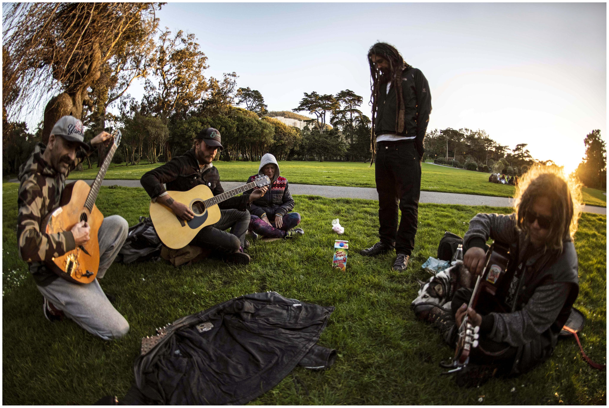 Im "Golden Gate Park" beim "Hippie Hill"