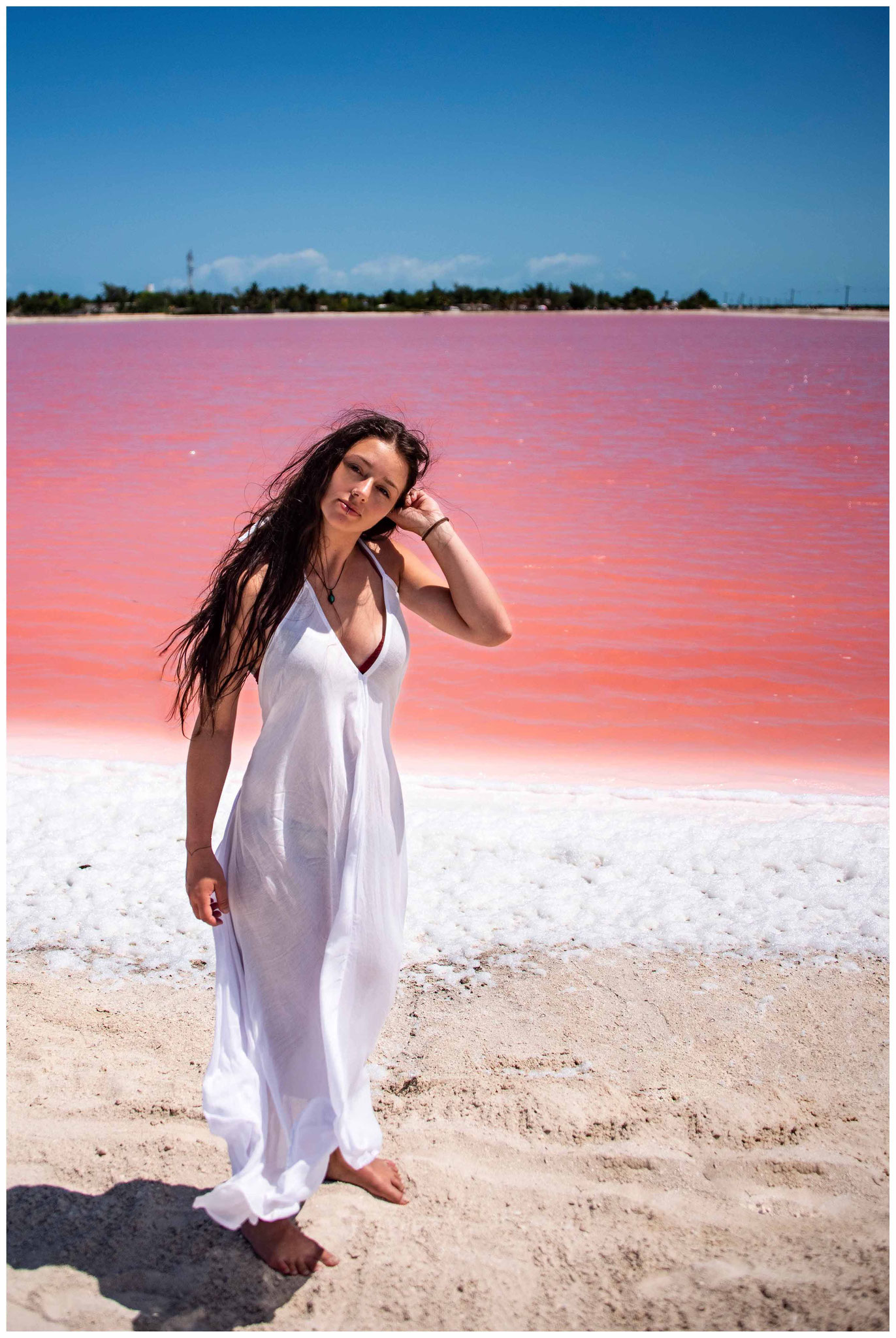"Las Coloradas - pink lake"