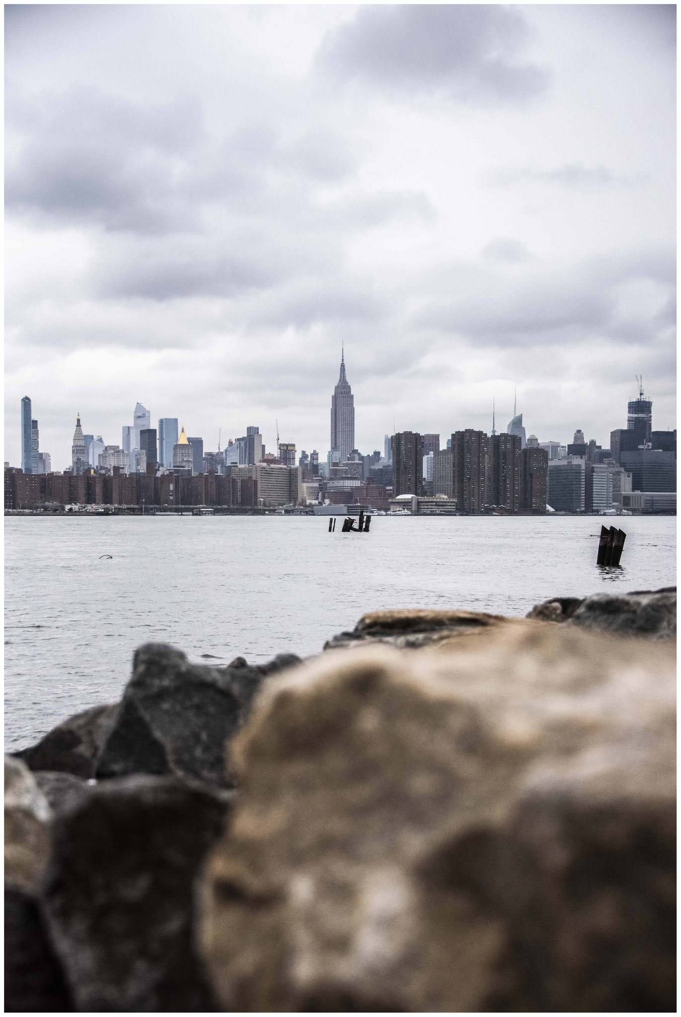 Manhattan aus Sicht des "WNYC Transmitter Park"