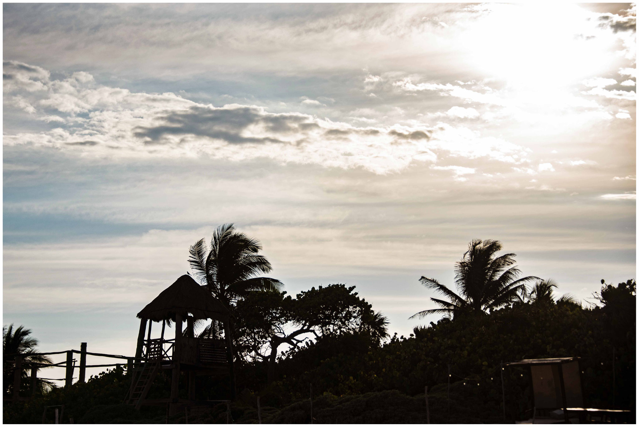 Am Strand in Tulum