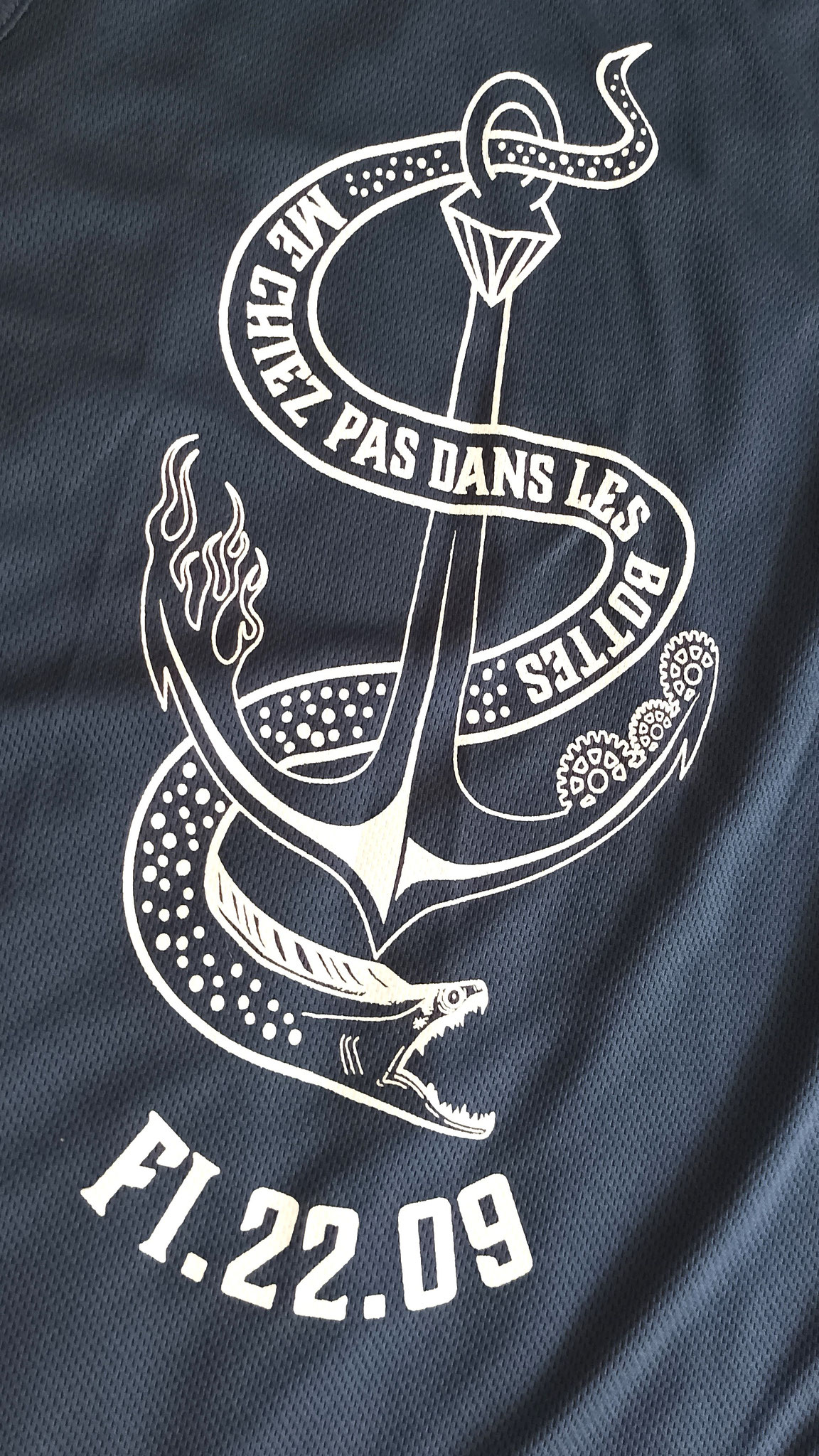 Marquage textile pour le CIn Fi Saint mandrier