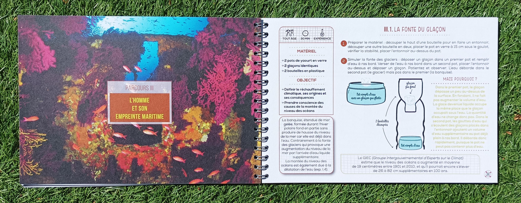Mise en page et réalisation livret pour PortCRos et Les Petits débrouuillards