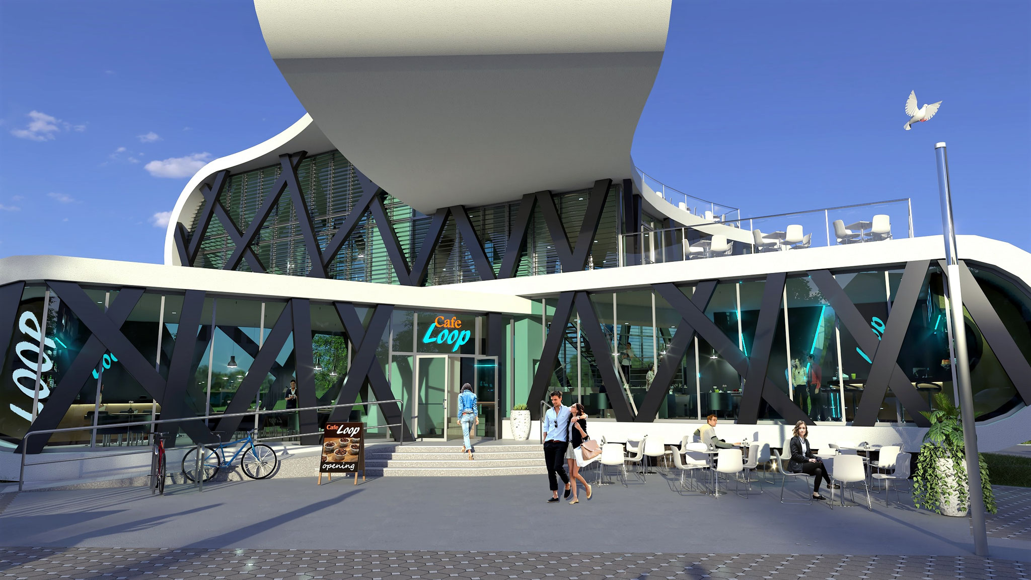 Loop House original, Cafe Loop 2019