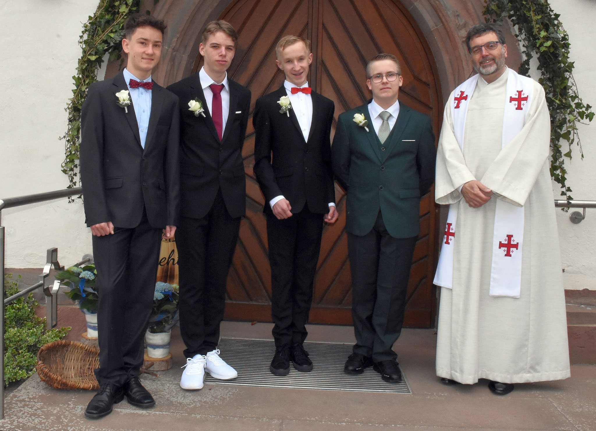 2023: Von links nach rechts: Valentin Zink, Fabian Seeger, Kevin Lauser und Arian Röhm